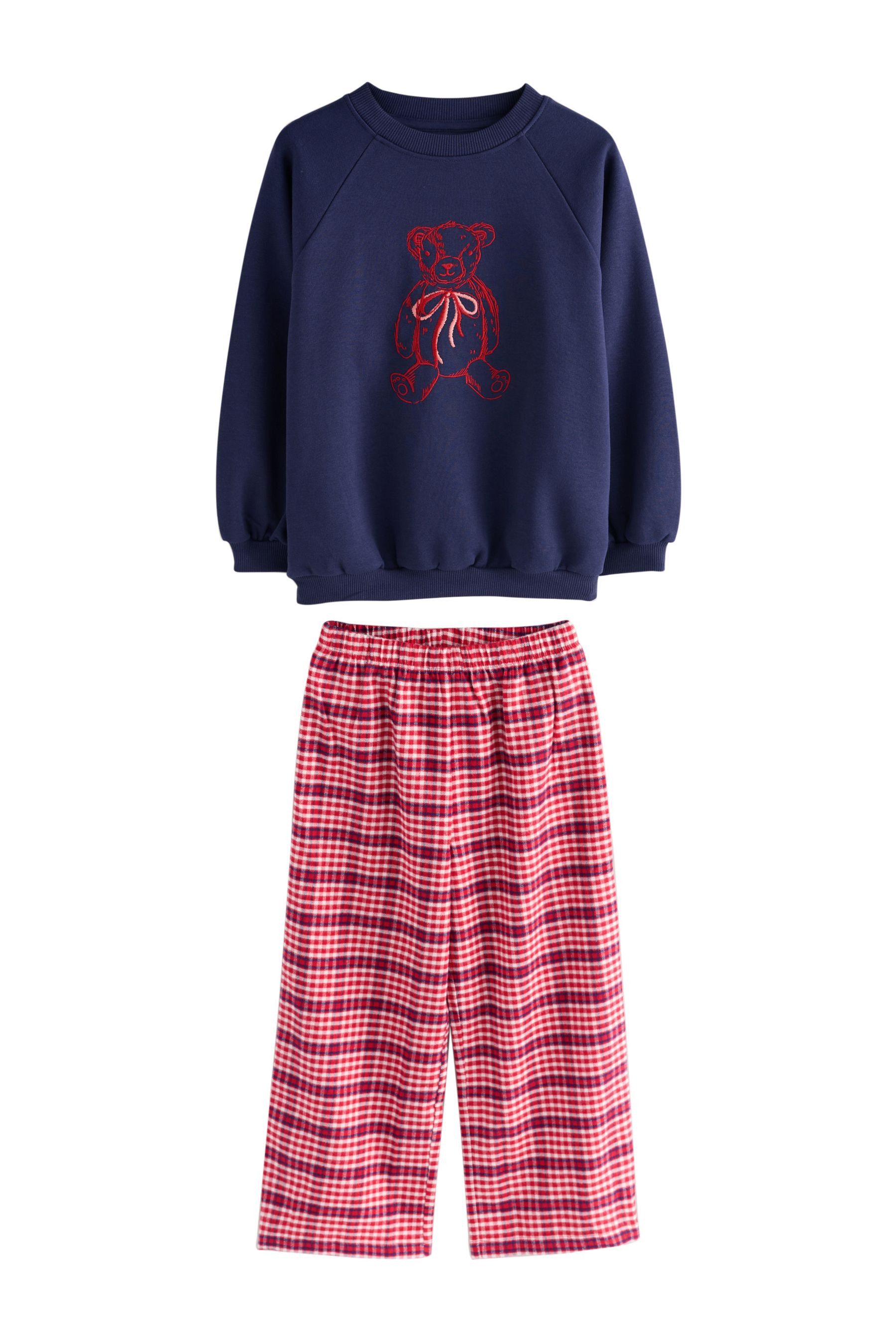 Next Pyjama Sweatshirt-Schlafanzug (2 tlg)