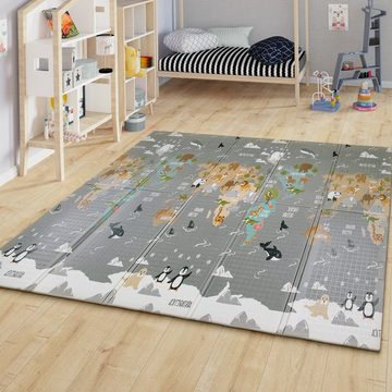 Kinderteppich Kinder Matte Faltbar Spielmatte Baby Krabbelmatte, TT Home, rechteckig, Höhe: 0 mm