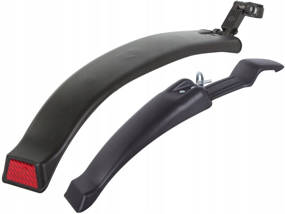 VERK GROUP Schutzblech Fahrrad Schutzblech Set 24‑28 Zoll vorne hinten Spritzschutz (Set, 2 St., Paar), 2‑teilig, vorne + hinten – Bild 2 von 5