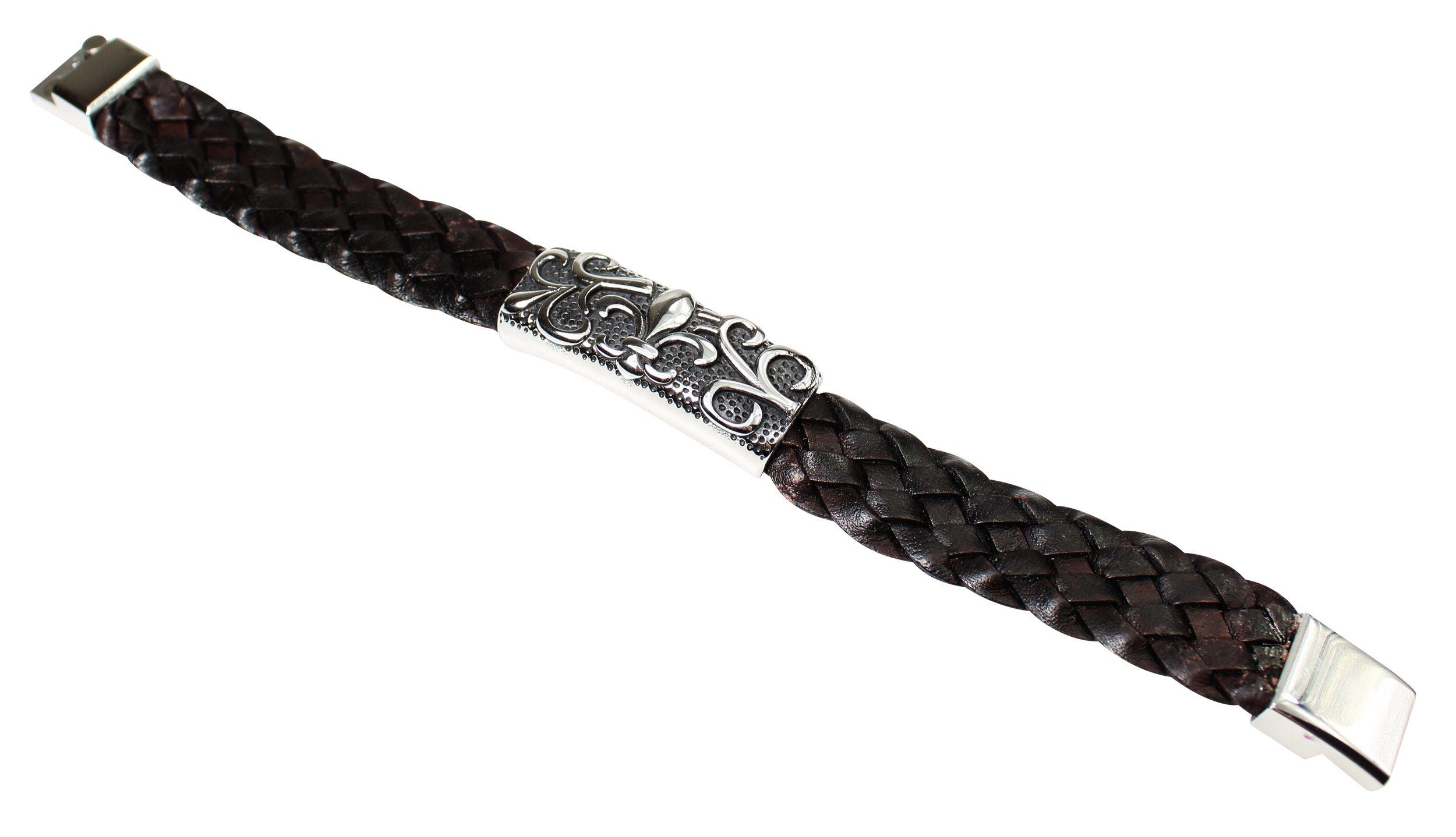 FRONHOFER Lederarmband 19125, Lederarmband geflochten, weiches günstig online kaufen