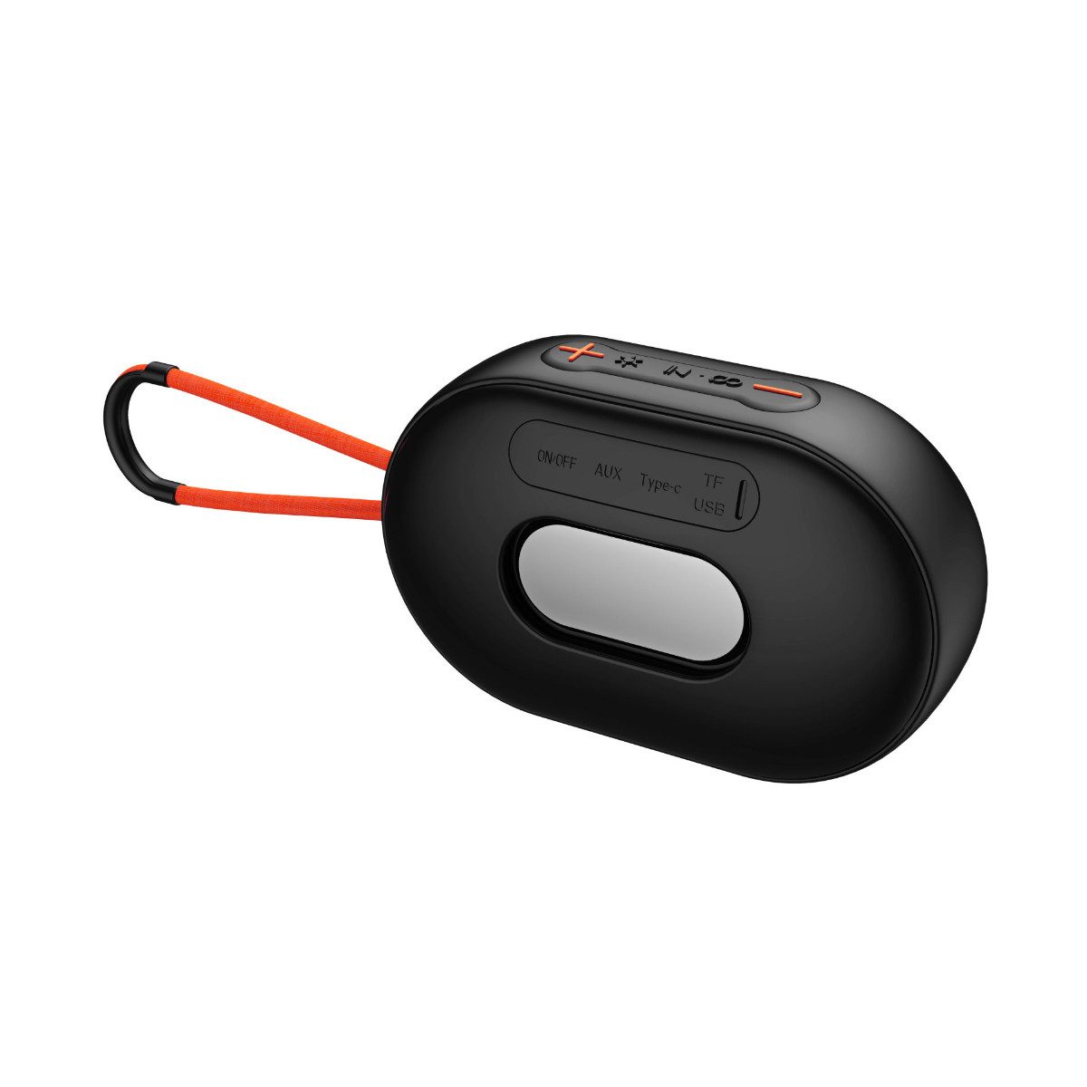 Omega OGQ101 Bluetooth-Lautsprecher Mono (Bluetooth, 5 W, RGB Lichtmodi sorgen für stimmungsvolle Atmosphäre)