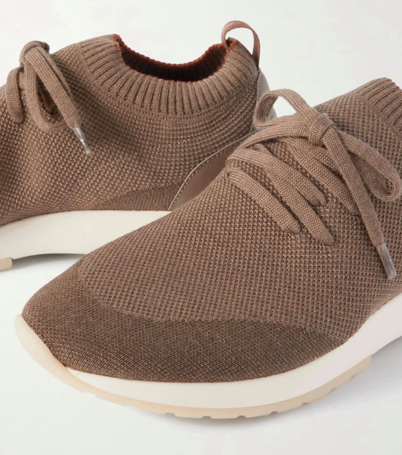 Loro Piana Schuhe Week-End Walk Evo Performance Knit Mesh Trainers Sneaker gepolsterter Gummilaufsohle für optimale Stoßdämpfung