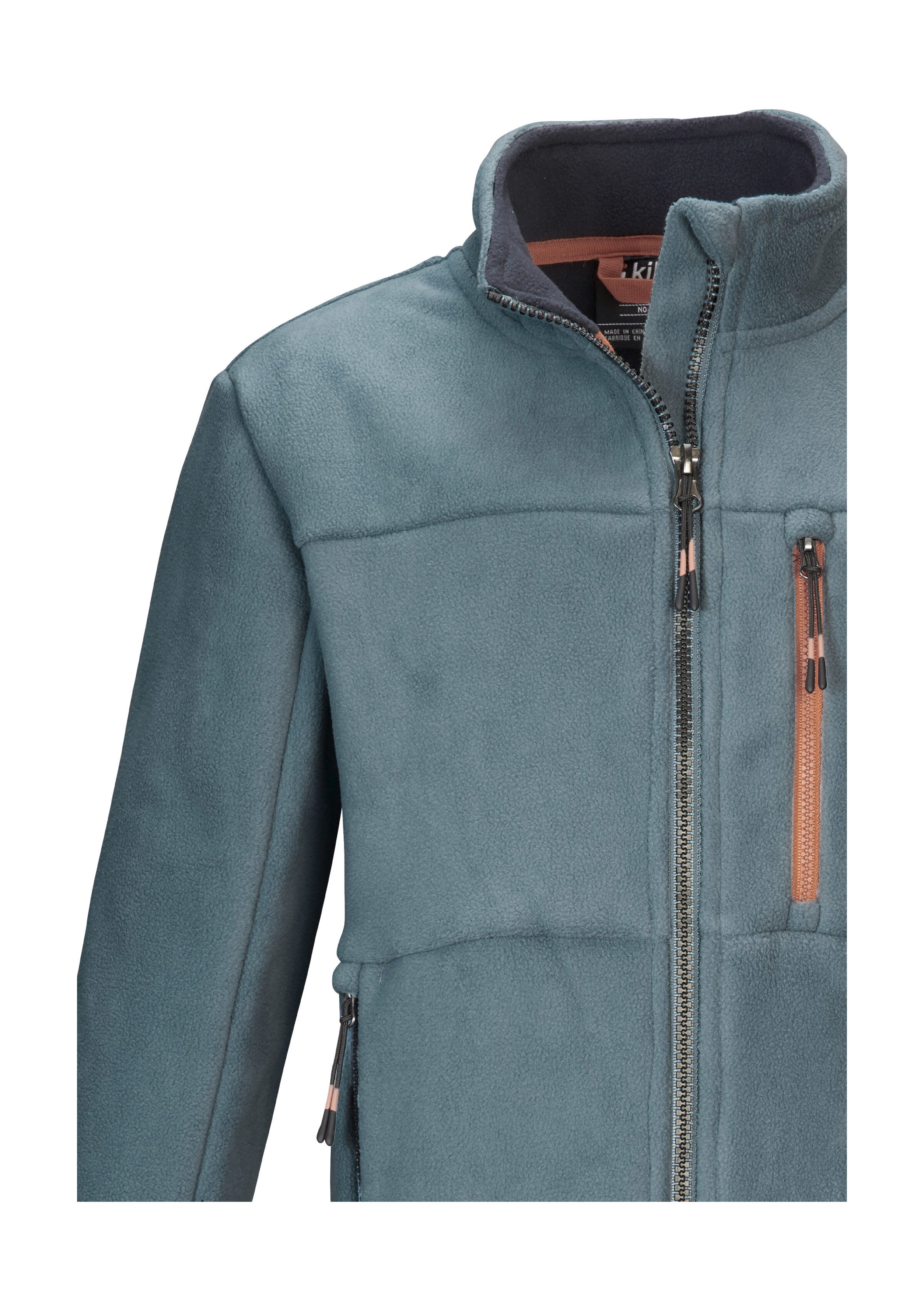 Killtec Fleecejacke KOW 225 BYS FLC JCKT Kinder Fleecejacke mit Stehkragen, Kinnschutz und Zipper-Taschen
