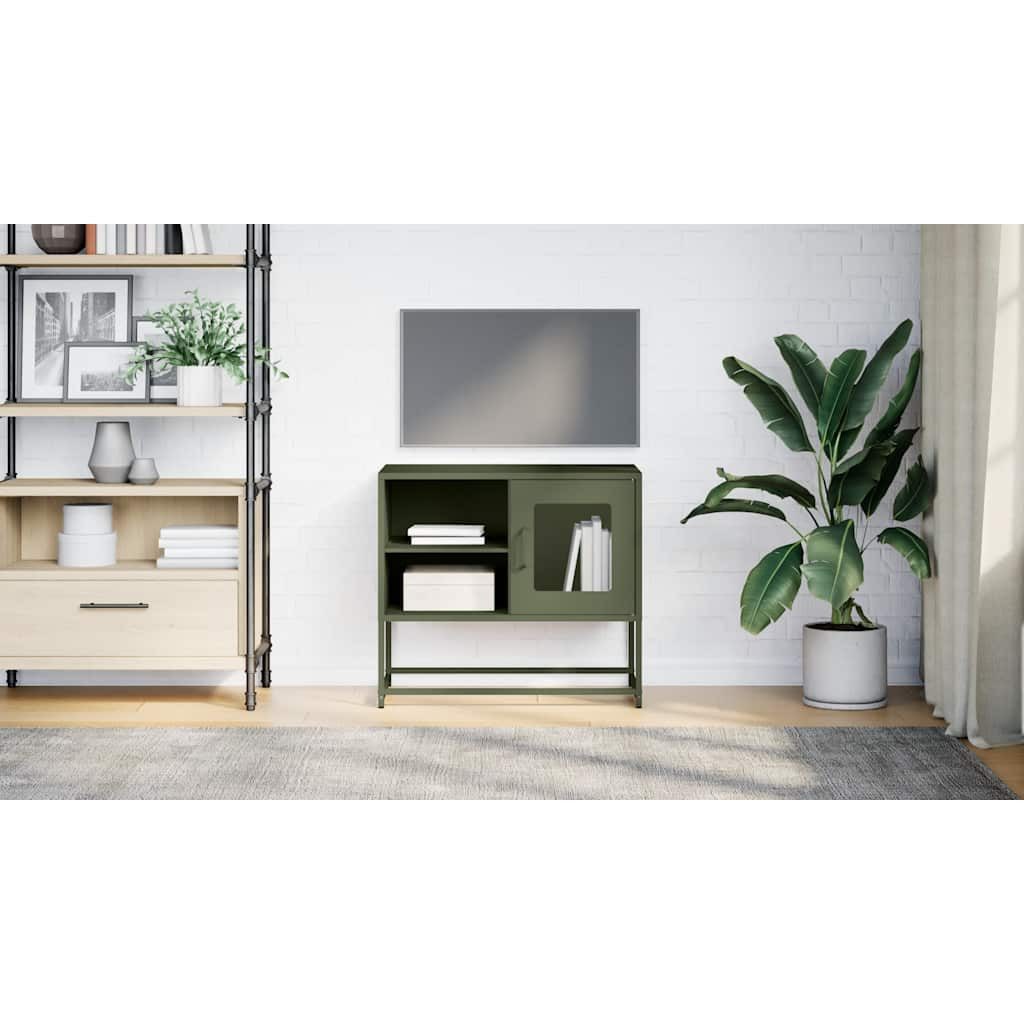 vidaXL TV-Schrank TV-Schrank Olivgrün 68x39x60,5 cm günstig online kaufen