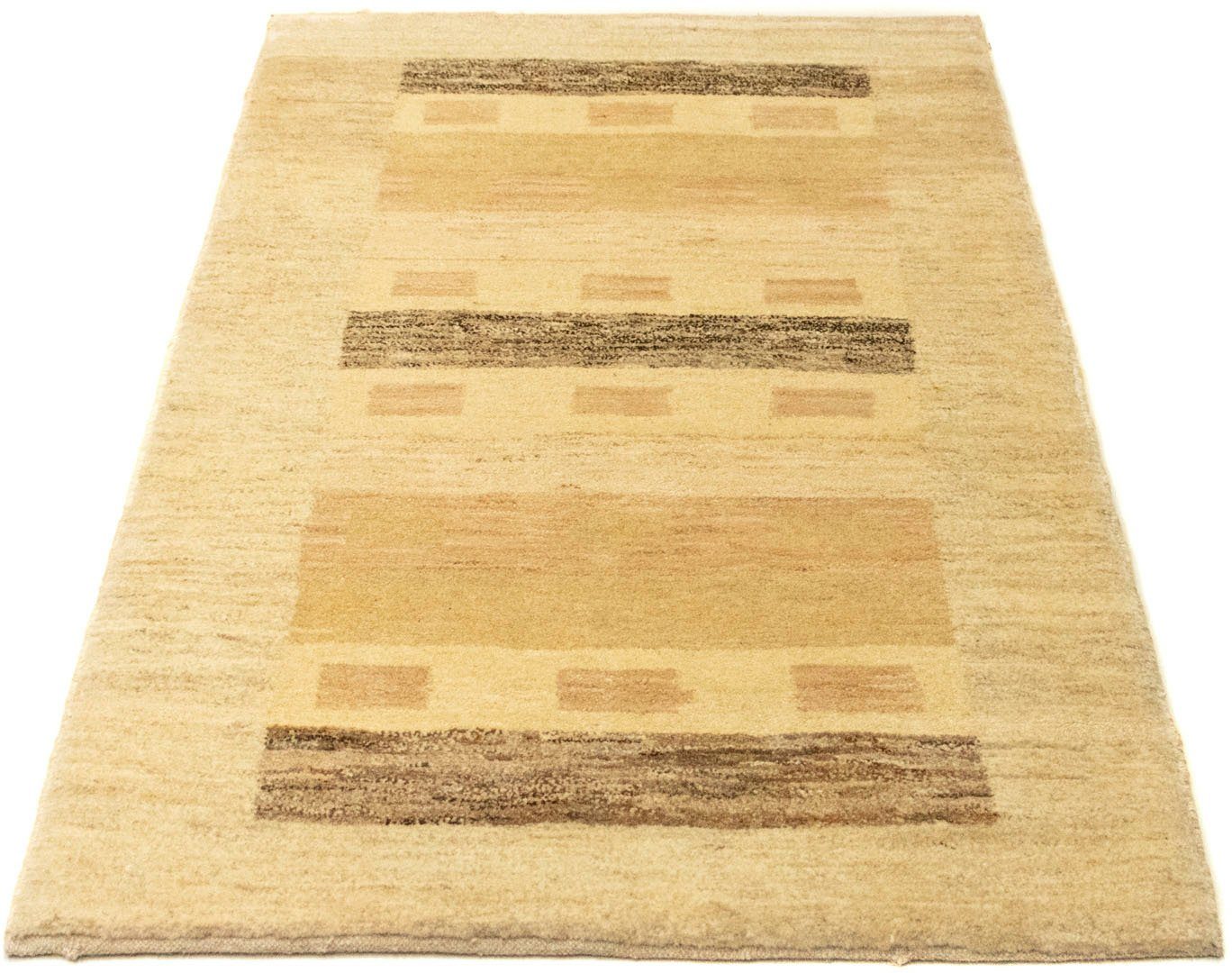 handgeknüpft Teppich handgeknüpft Gabbeh 18 Wollteppich beige, rechteckig, Höhe: morgenland, mm,