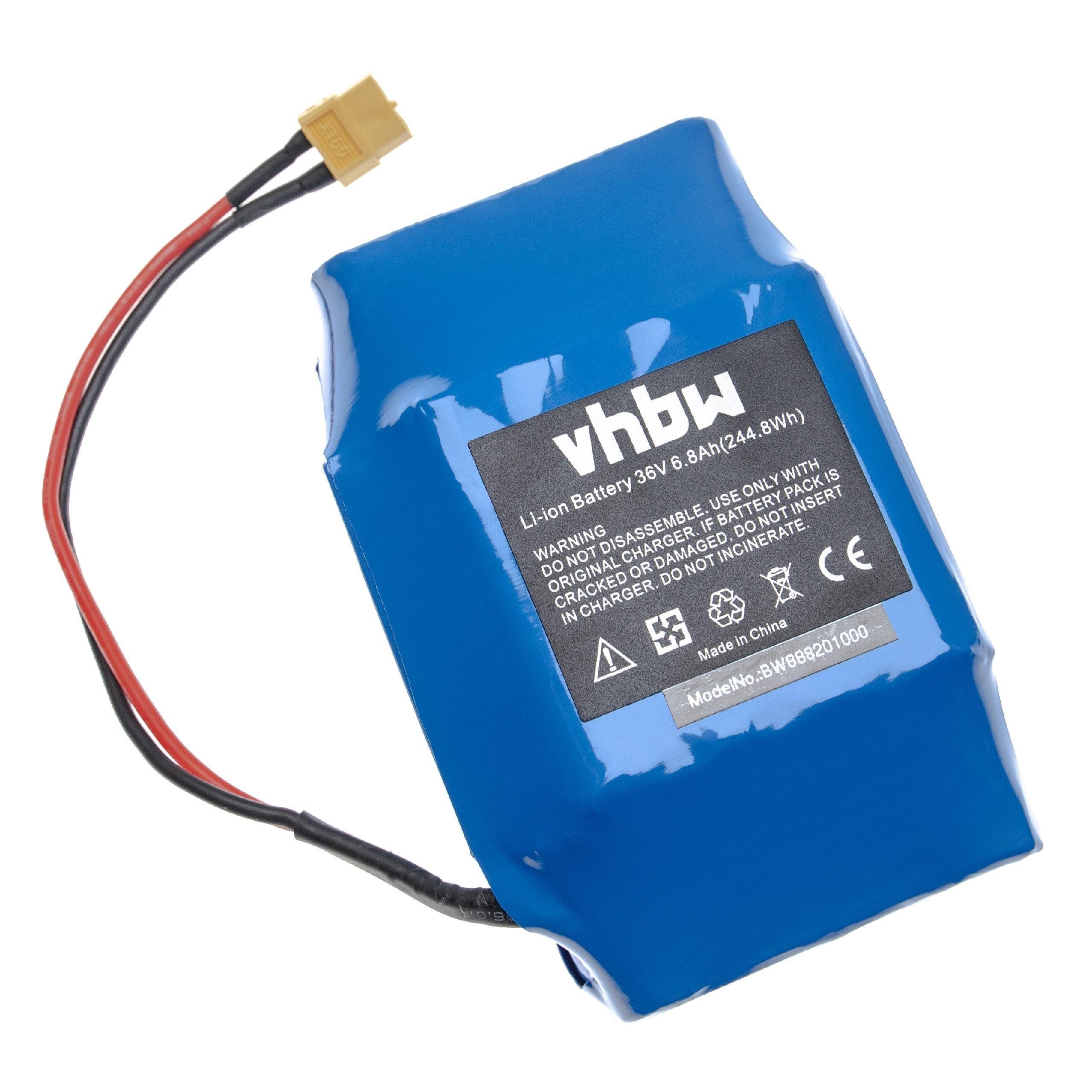 vhbw kompatibel mit Bluewheel HX600 Elektromobil-Akku Li-Ion 6800 mAh (36 V)