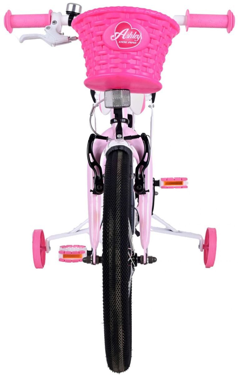 T&Y Trade Kinderfahrrad 18 Zoll Fahrrad Kinder Mädchen Fahrrad Mädchenfahrrad Rad Ashley 31832, 1 Gang, Rücktrittbremse, Gepäckträger, Stützräder, Korb, Seitenständer