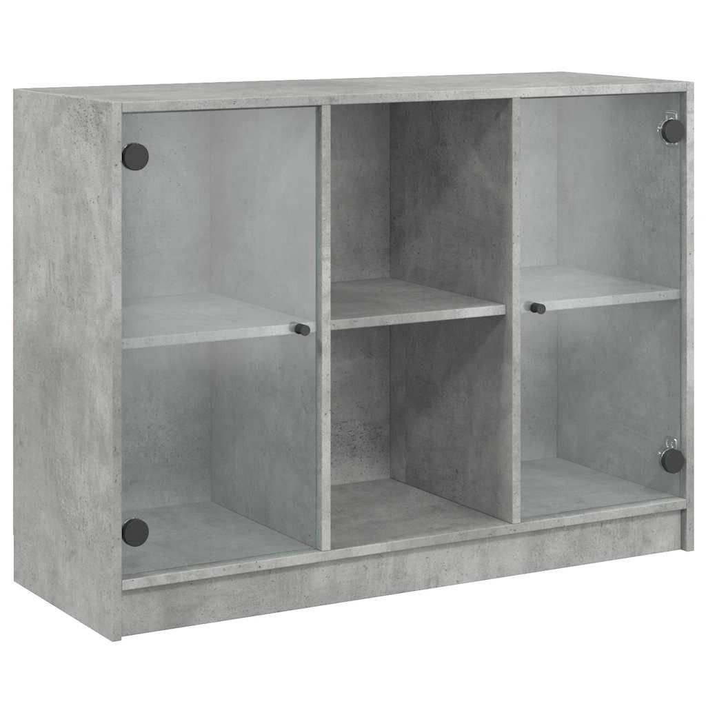 vidaXL Sideboard Sideboard Betongrau 102x37x75,5 cm günstig online kaufen