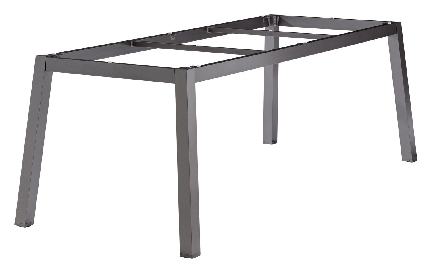 sieger EXKLUSIV Tischgestell ROYAL, B 220 x T 100 cm, Aluminium, Grau | Balkontische