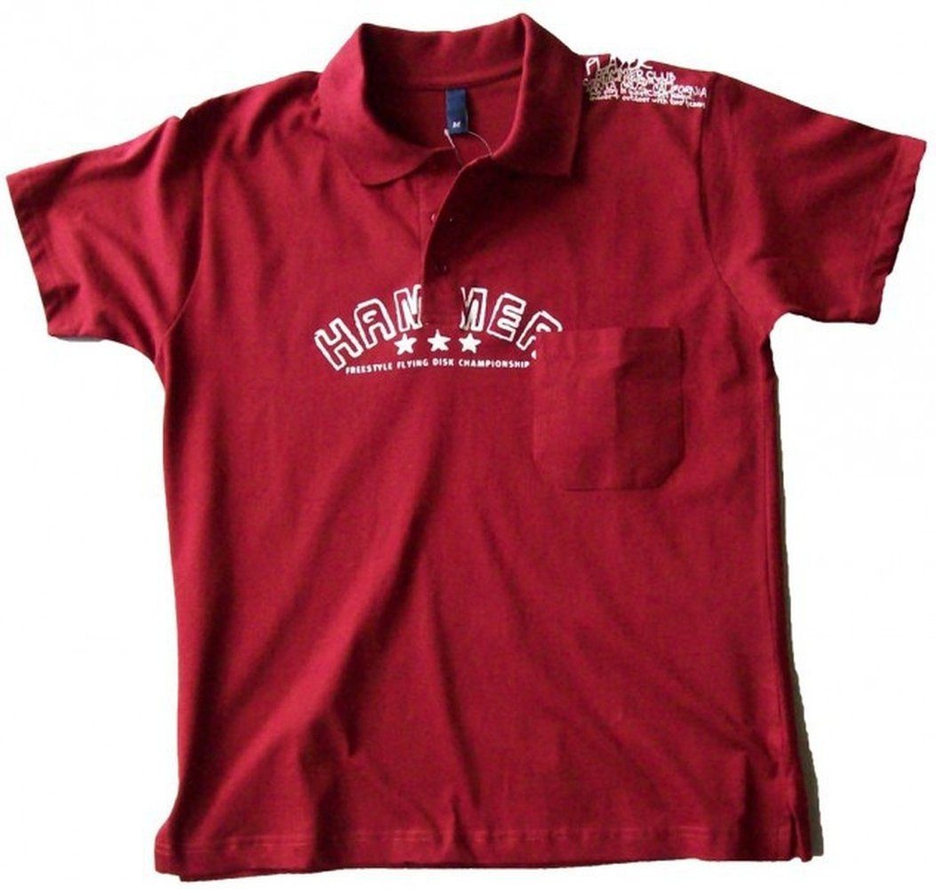 Dave's Poloshirt Übergrößen Poloshirt Herren rot DAVE´S