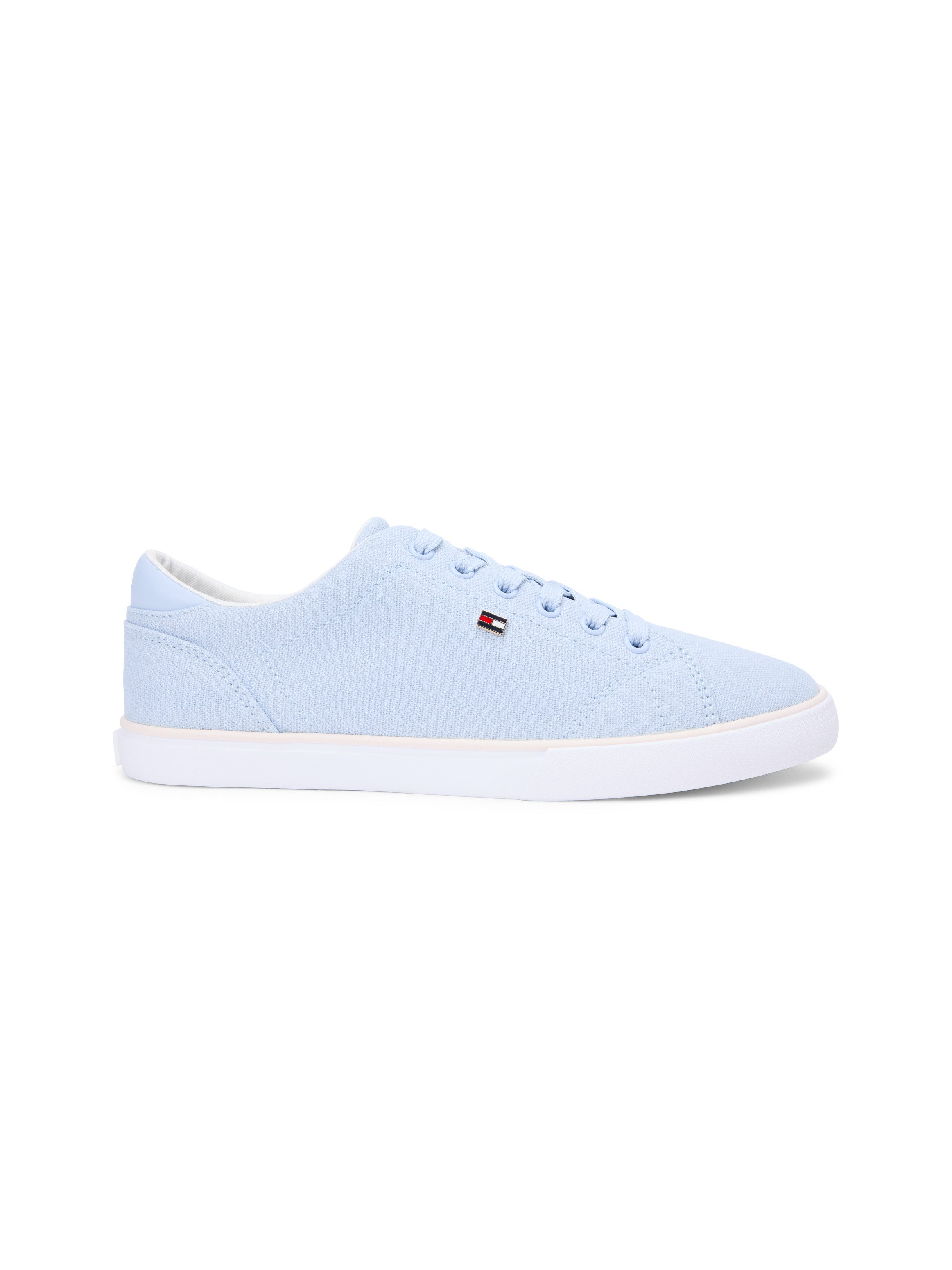 Tommy Hilfiger TH LOW PROFILE VULC CANVAS Plateausneaker Halbschuh, Schnürer, Freizeitschuh mit gepolstertem Schaftrand – Bild 4 von 5