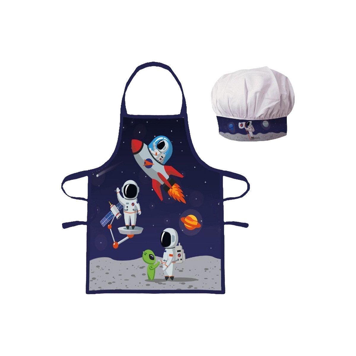 FARO pln Kochschürze Astronaut Unisex Kinder, (2-tlg) günstig online kaufen