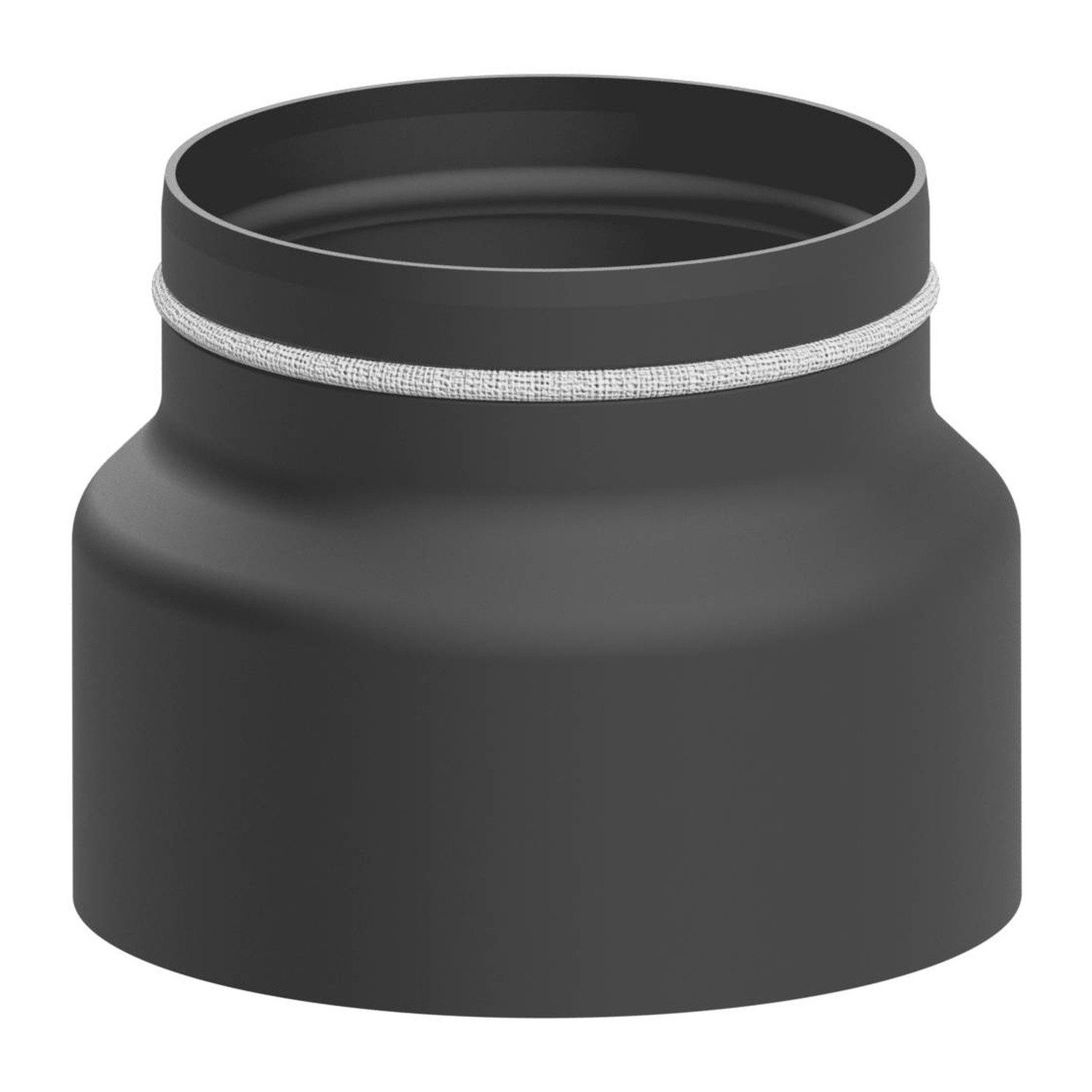 Raik Ofenrohr Raik Reduktion 150w/ 130e 2,00mm l=145mm grau für Ofenrohr, Reduzierung
