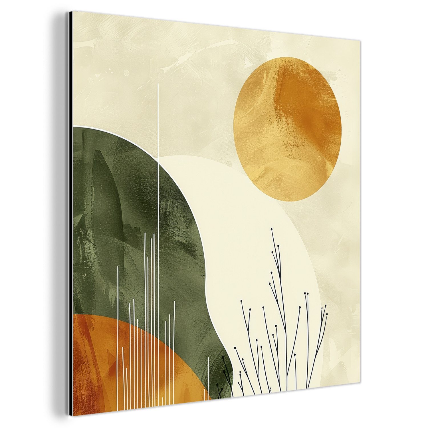 MuchoWow Metallbild Abstrakt - Landschaft - günstig online kaufen