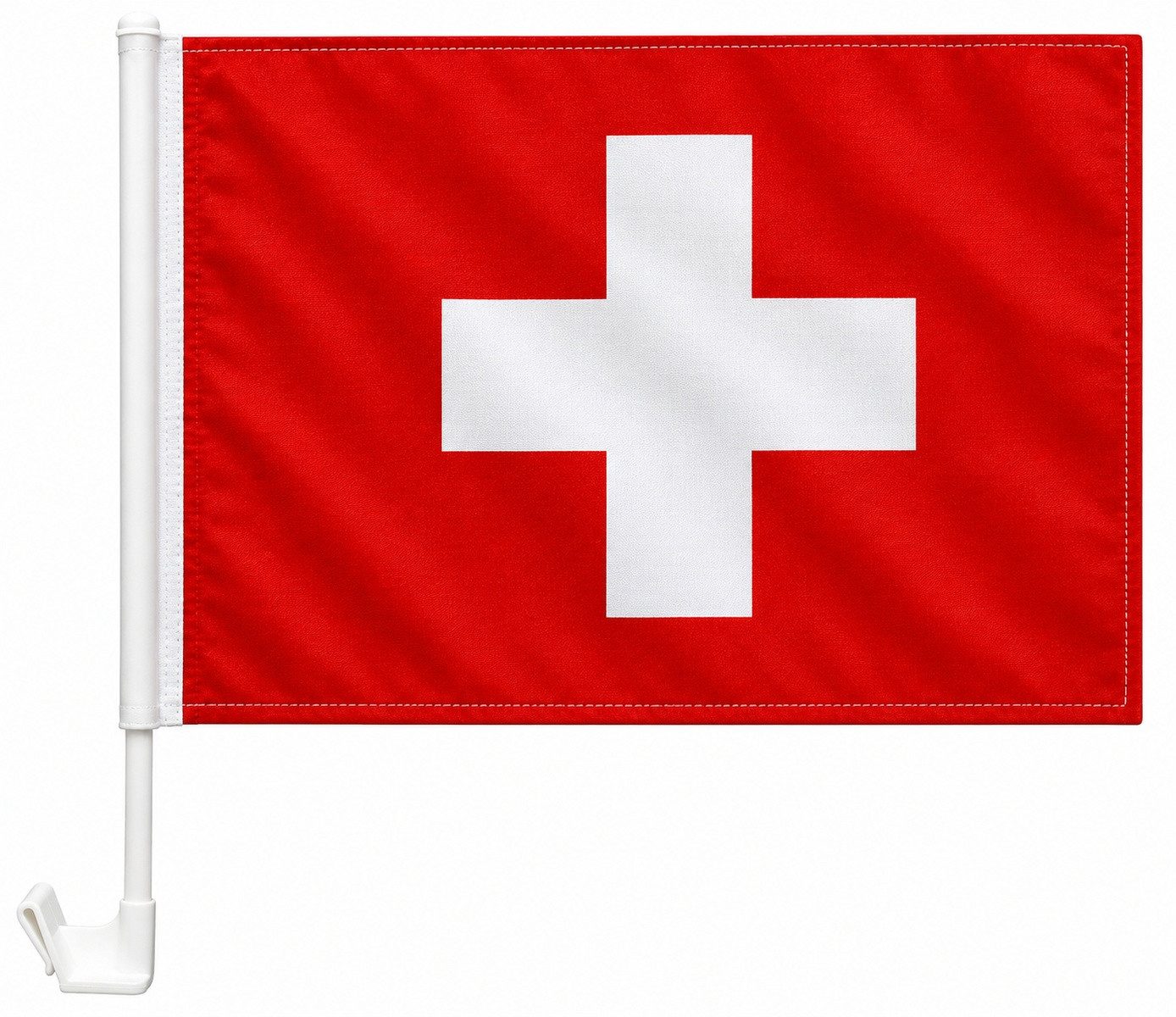 trends4cents Flagge Autoflagge 30 x 40 cm Auto Flagge Fahne Autofahne Fensterflagge (Schweiz), Autofahne