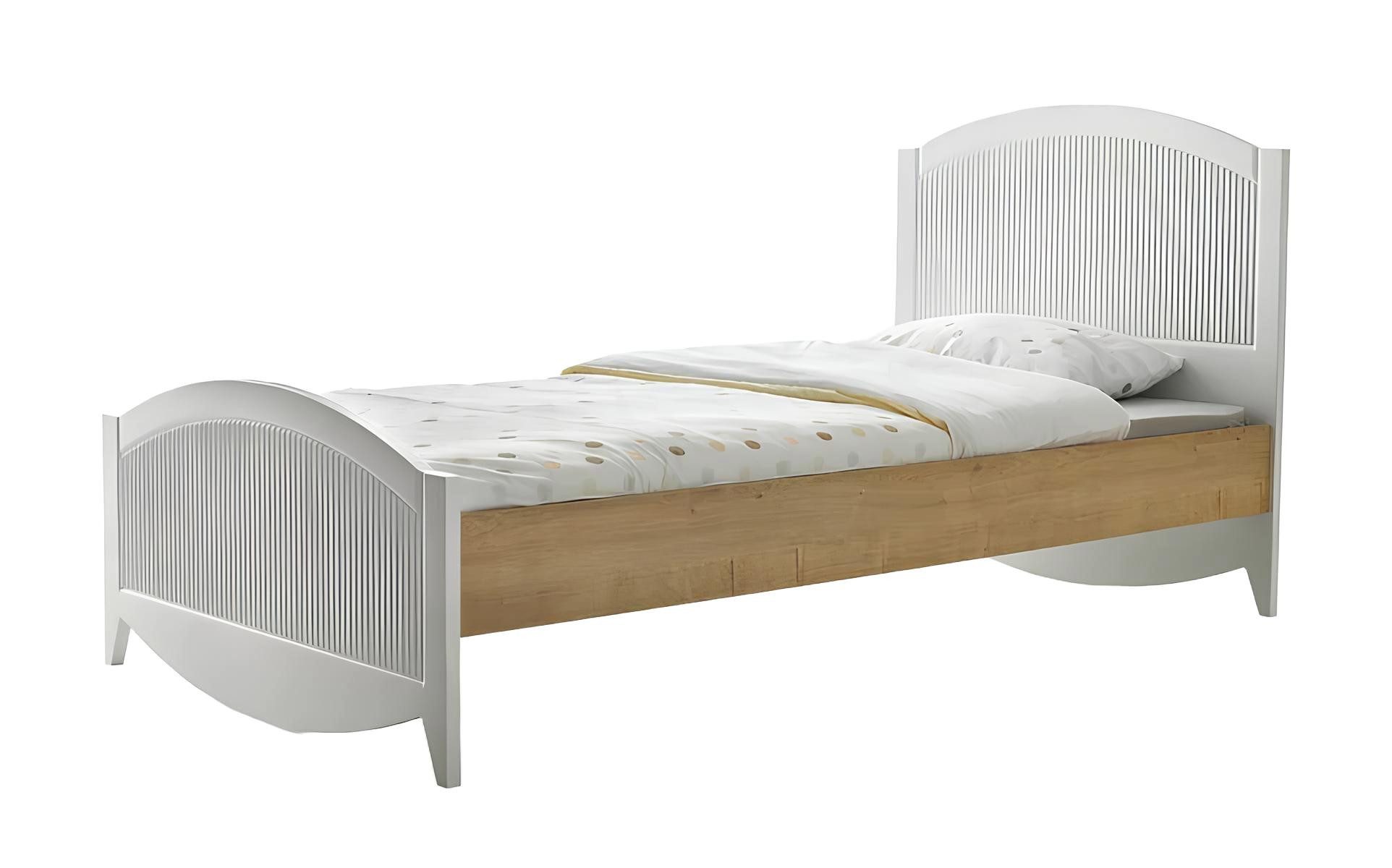 JVmoebel Einzelbett Modernes Holz-Bettgestell für stilvolle Jugendzimmergestaltung (1-tlg., Bett), Made in Europa