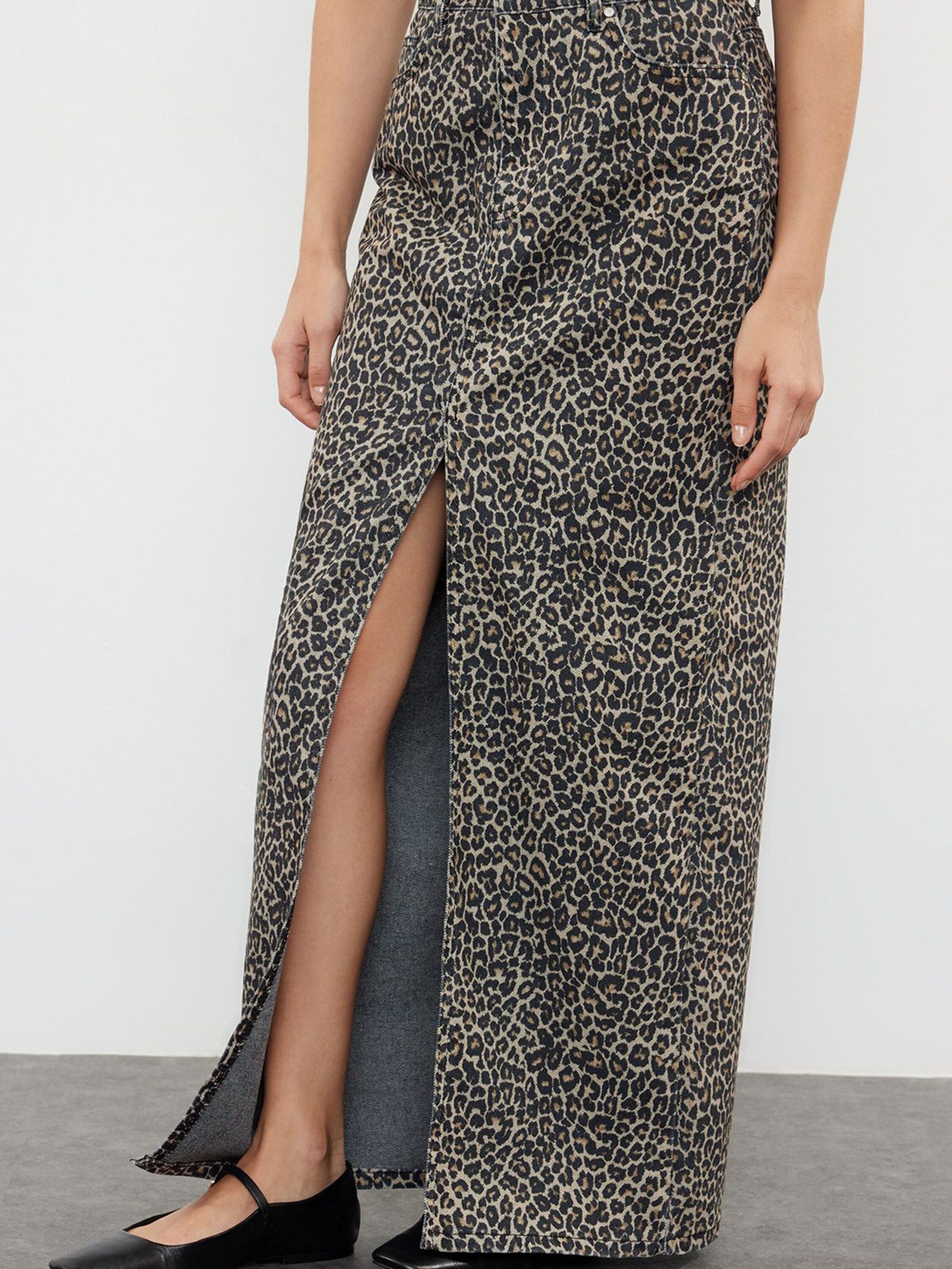 Trendyol Jeansrock (1-tlg) Plain/ohne Details