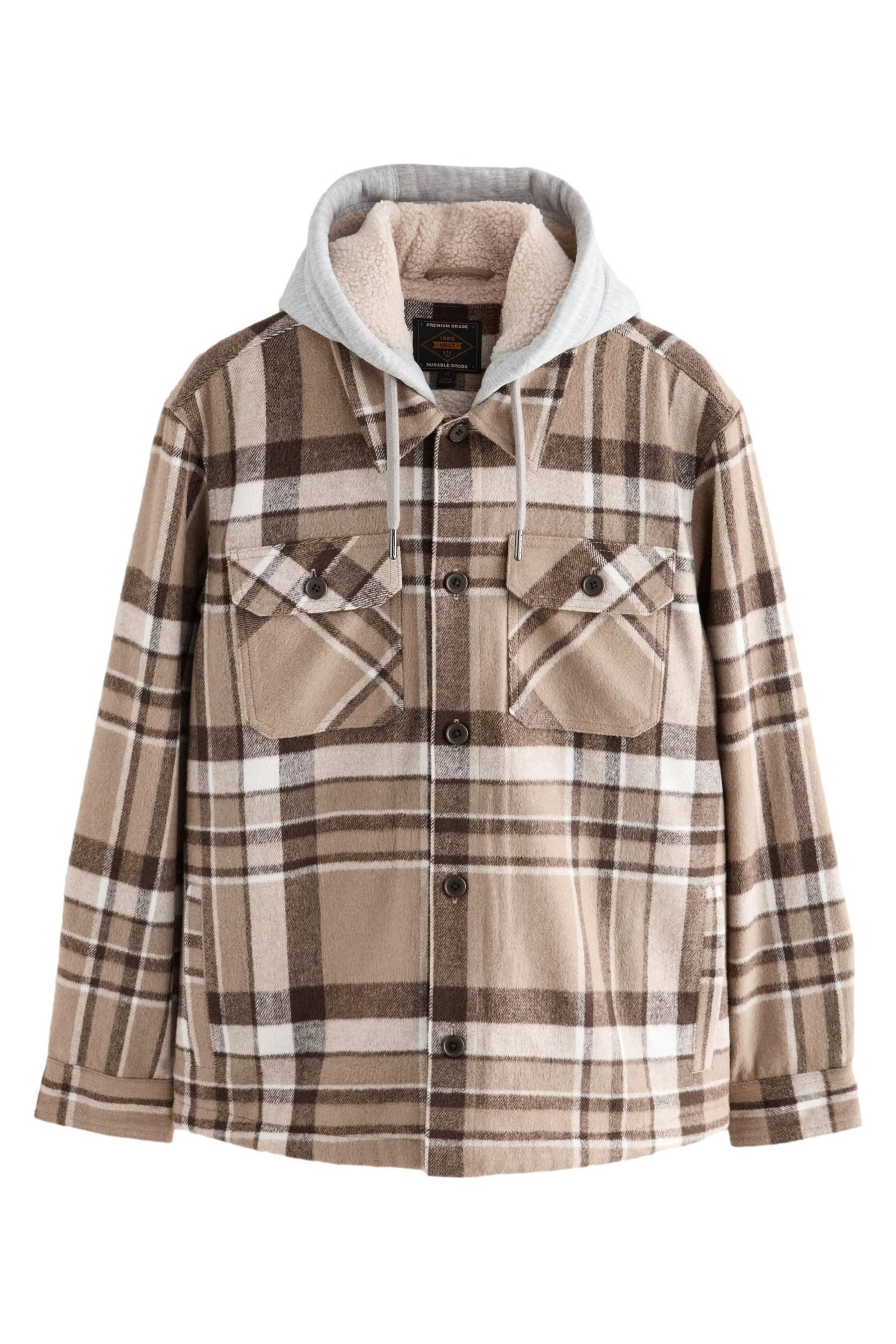 Next Hemdjacke Karierte Hemdjacke mit Teddyfutter günstig online kaufen