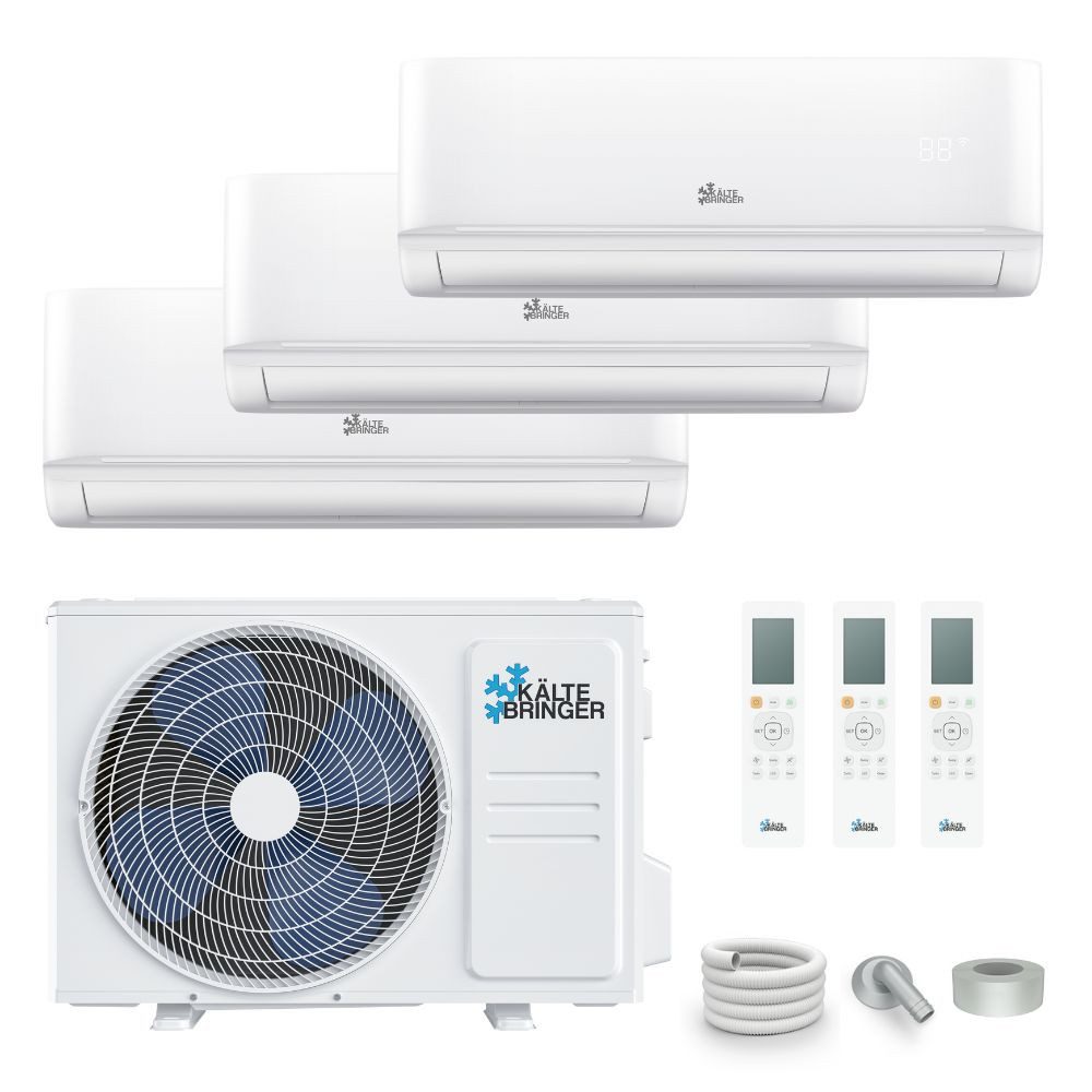 Kältebringer Split-Klimagerät, Multisplit Klimaanlage mit 3 Innengeräten günstig online kaufen