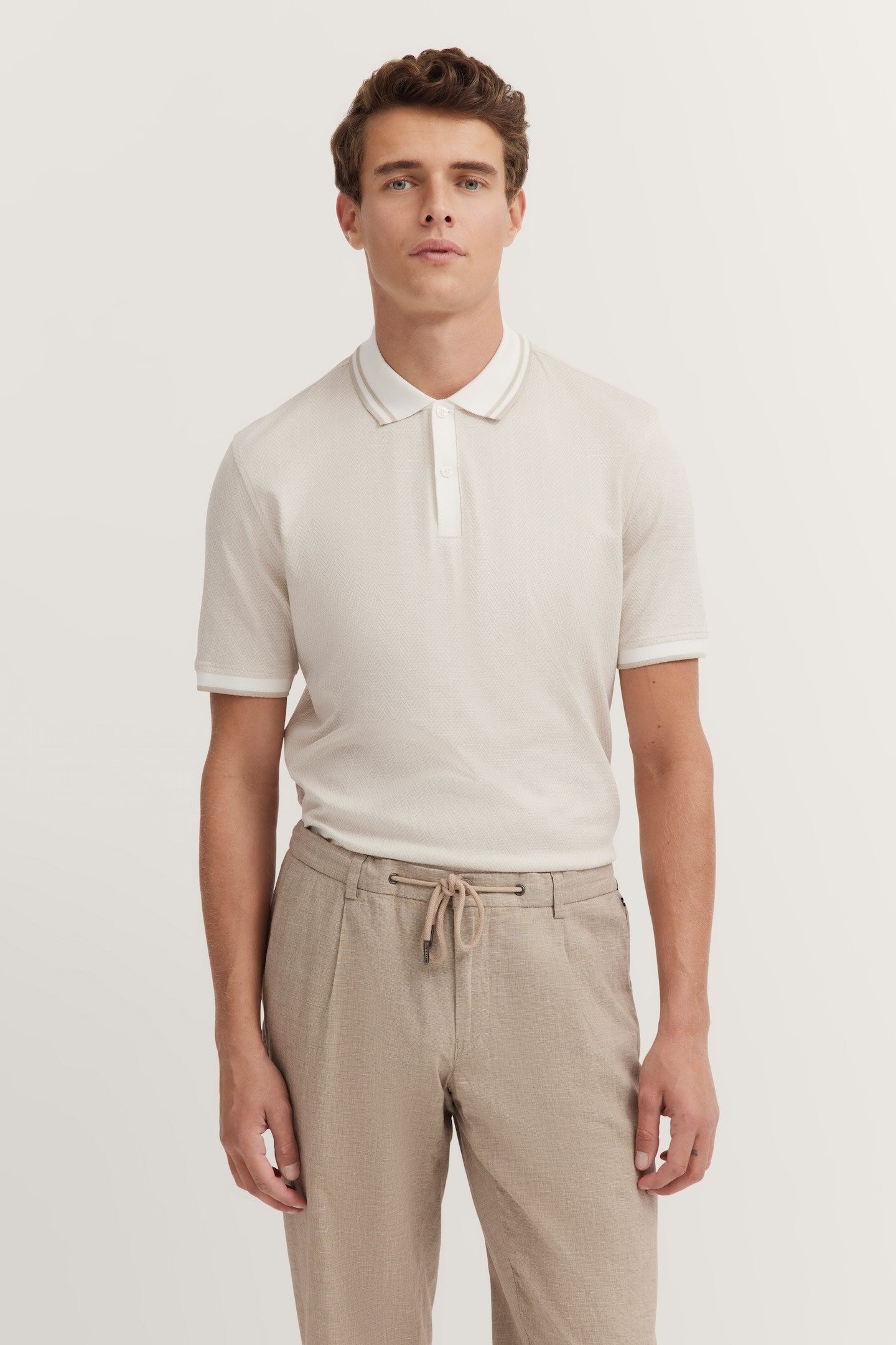 bugatti Poloshirt mit körpernaher Passform