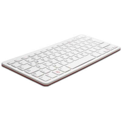 Raspberry Pi Foundation Raspberry Pi® RPI-KEYB (US)-RED/WHITE USB Tastatur US-Englisch, QWERTY Tastatur