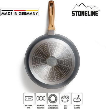 STONELINE Bratpfanne Back to Nature, Aluminium (1-tlg), Induktion