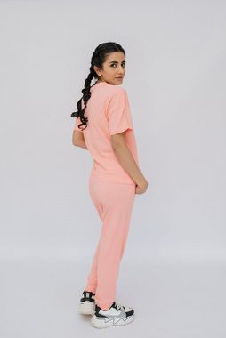 SNOOZE OFF Pyjama Loungewear Set in lachsfarben