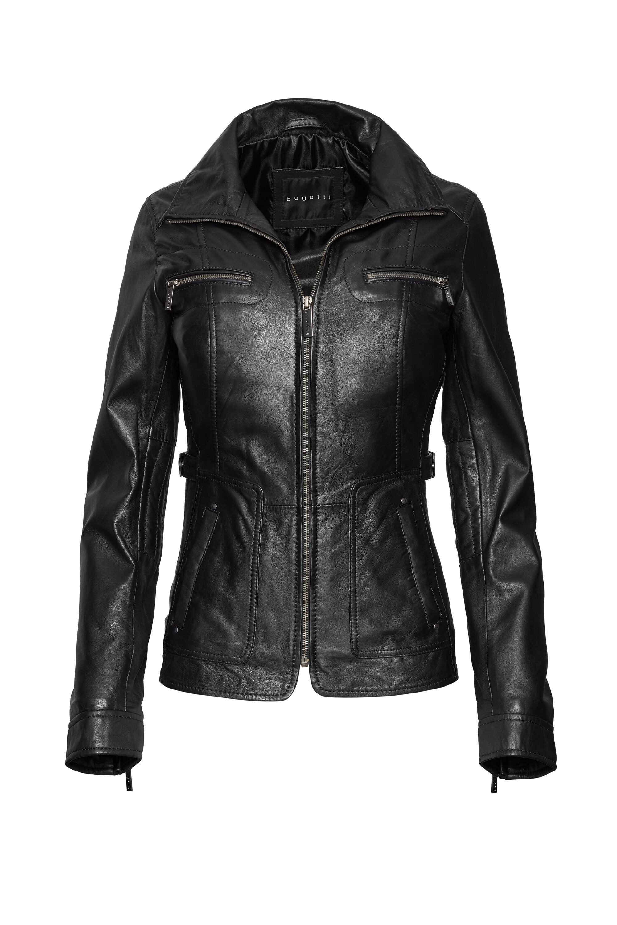 bugatti Lederjacke (1-St) sportives Design günstig online kaufen