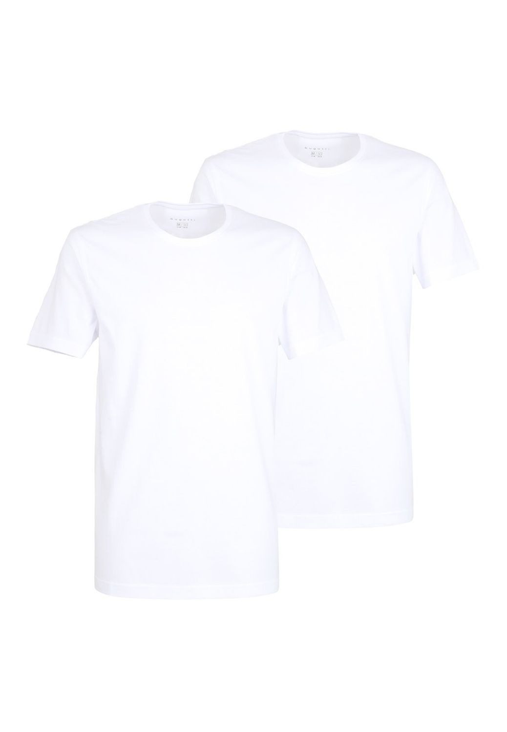 bugatti T-Shirt "Bari", (Packung, 2 tlg., 2), mit Rundhals-Ausschnitt, Kurz günstig online kaufen