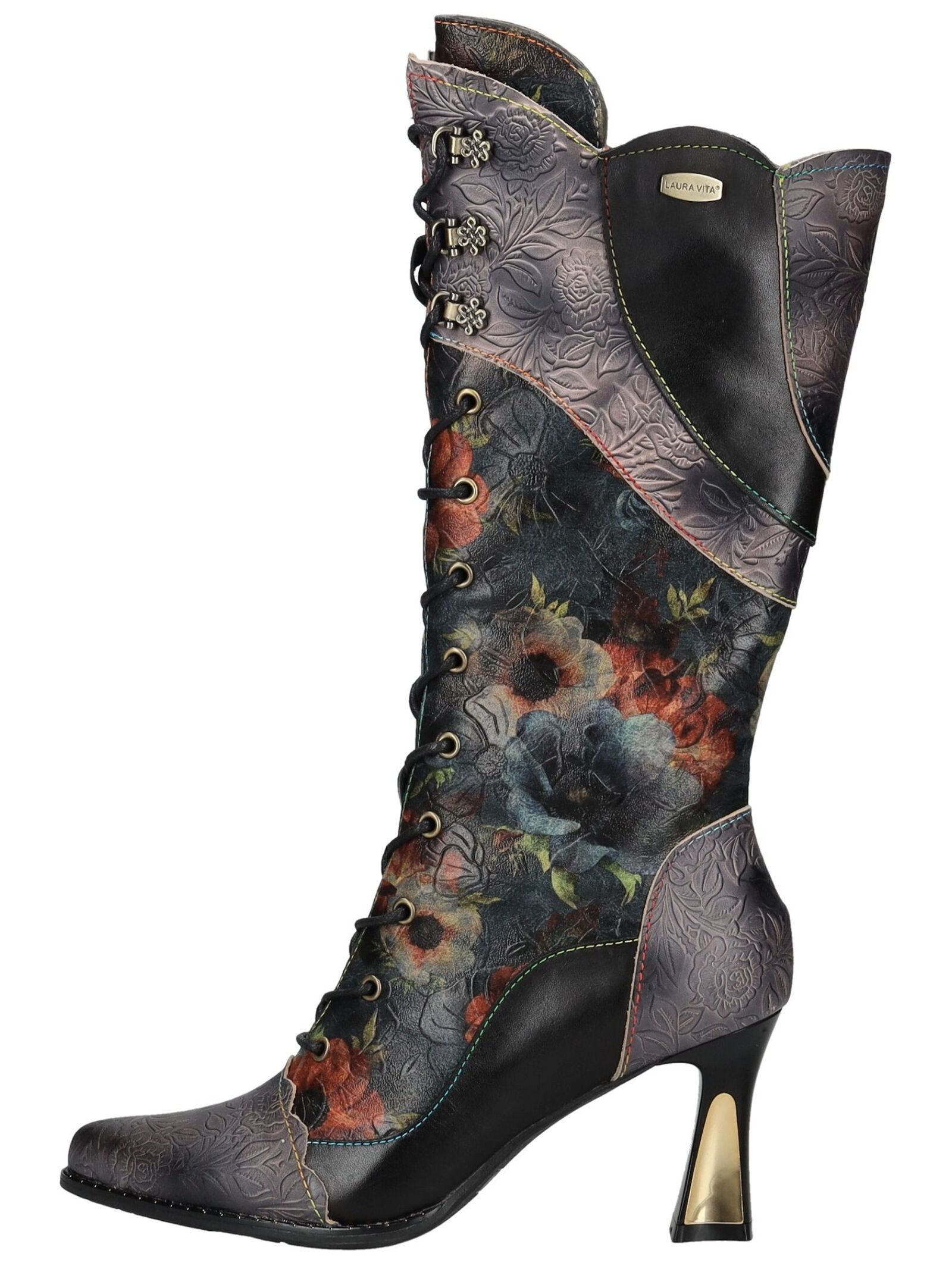 LAURA VITA LAURA VITA Stiefel Leder/Textil Schnürstiefel günstig online kaufen