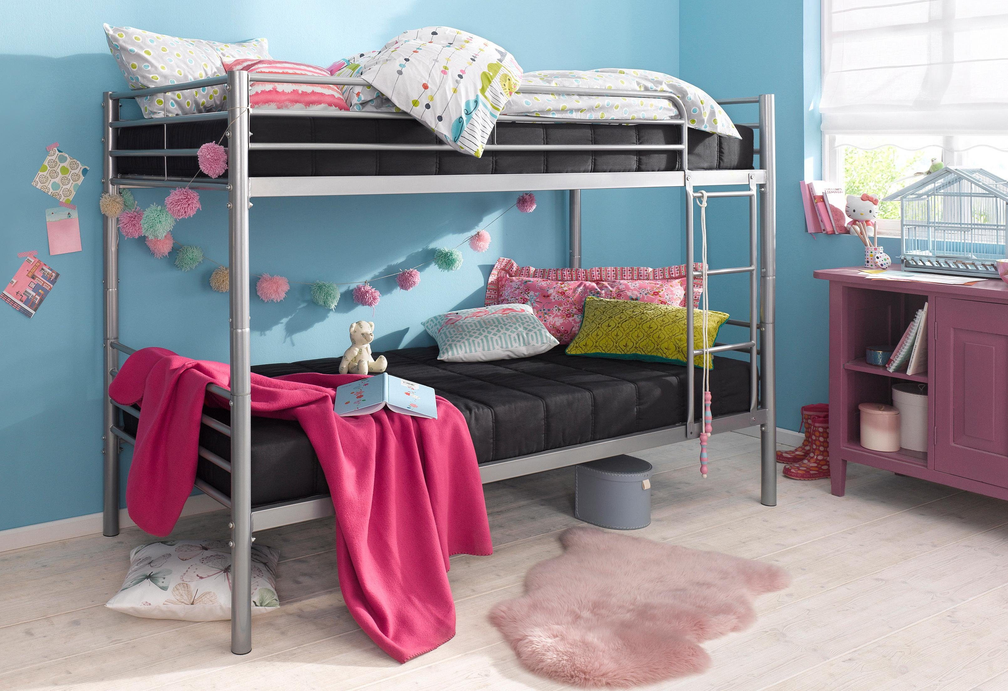 ATLANTIC home collection Etagenbett "Alex", inkl. Lattenrost, Absturzsicher günstig online kaufen