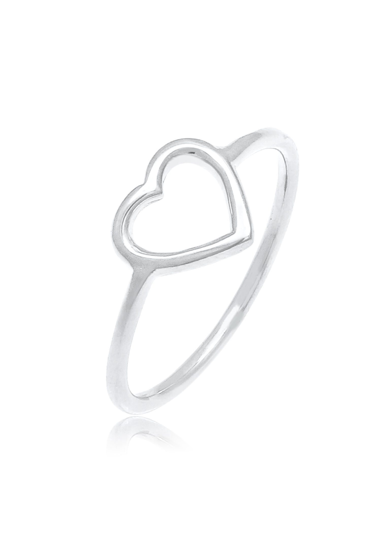 Elli Fingerring Herz Liebe Romantik Zart günstig online kaufen