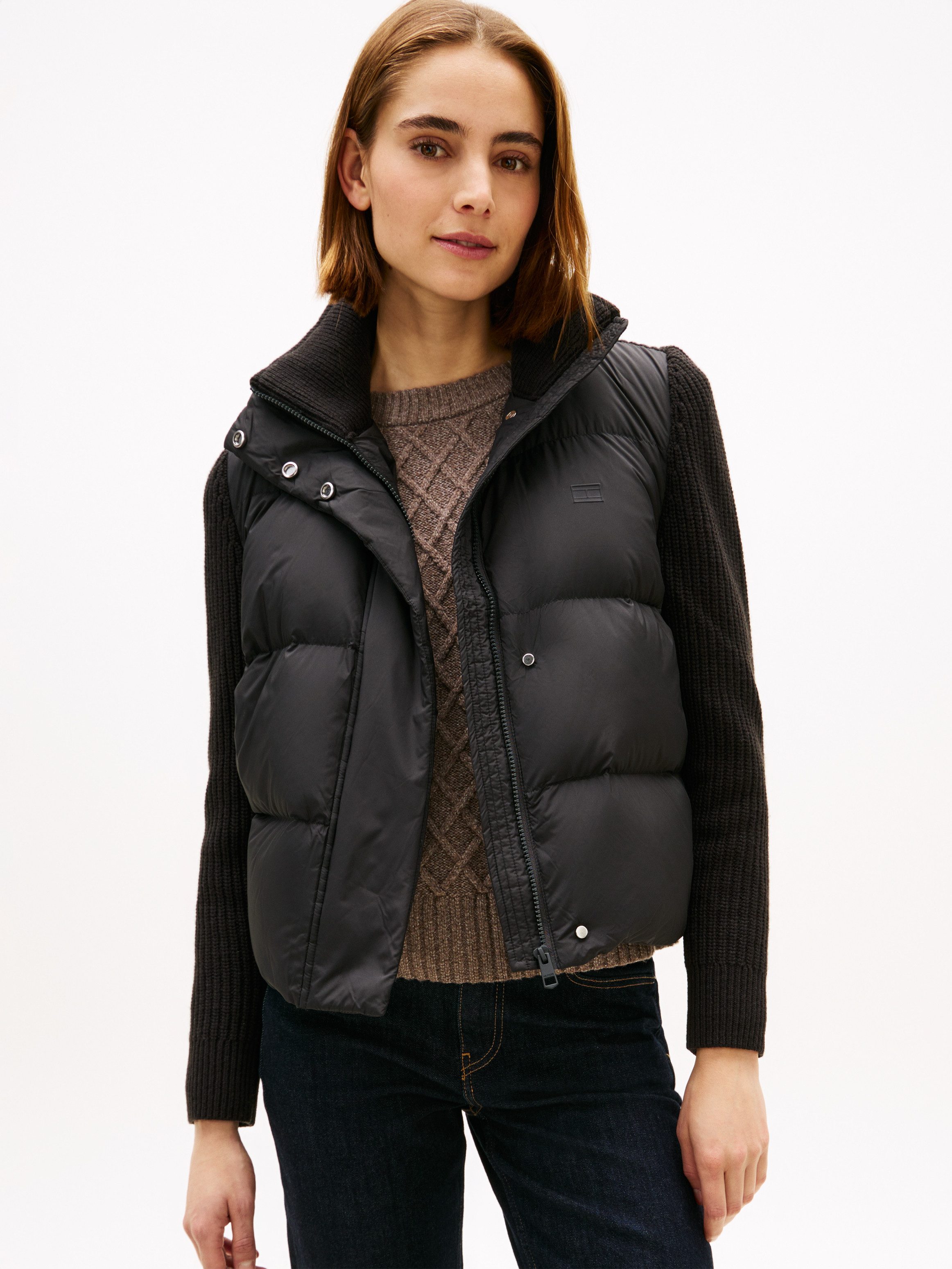 Tommy Hilfiger Steppjacke MODERN DOWN KNIT MIX REG JACKET günstig online kaufen