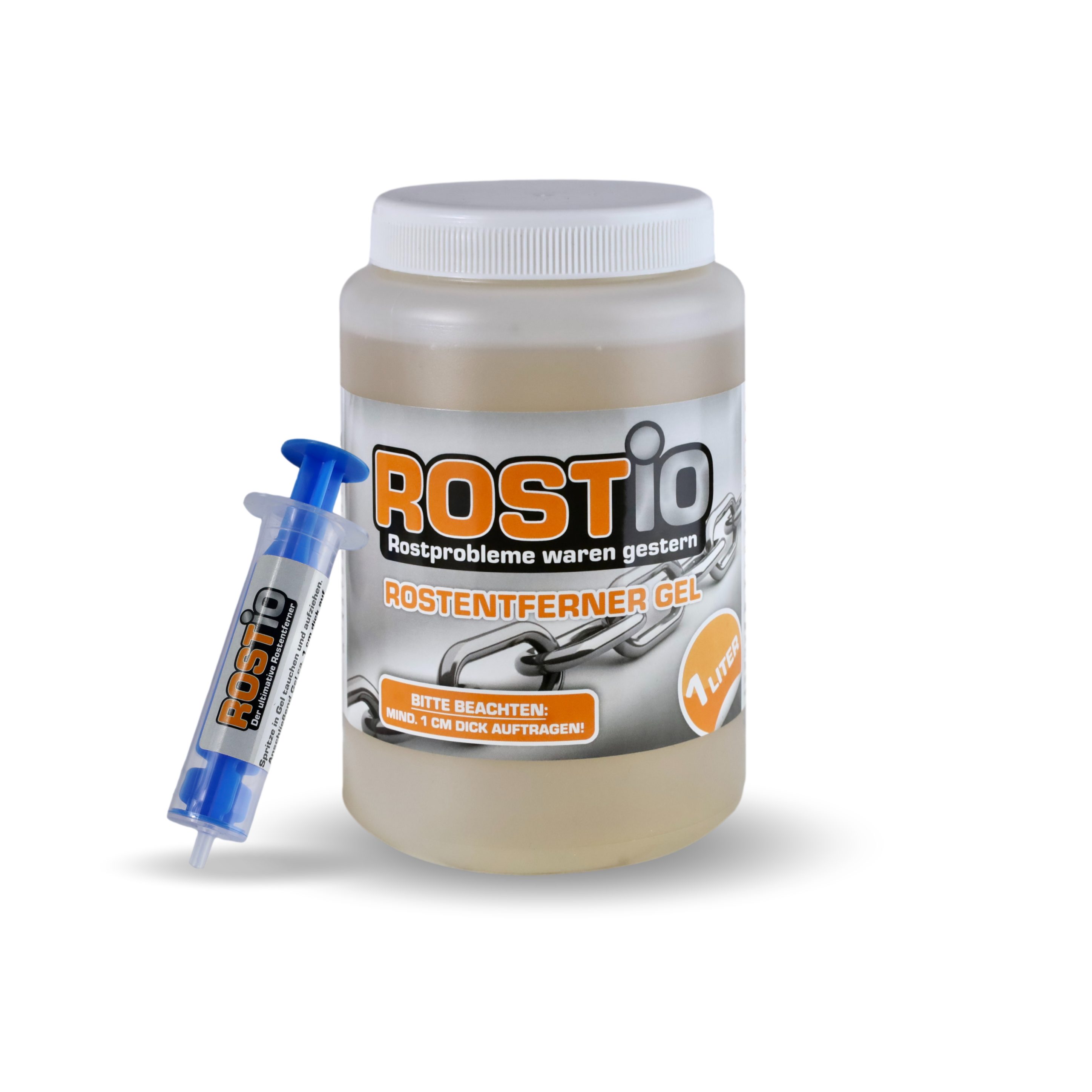 Rostio Rostentferner Gel 1 Liter Rostumwandler & Entroster Rostentferner