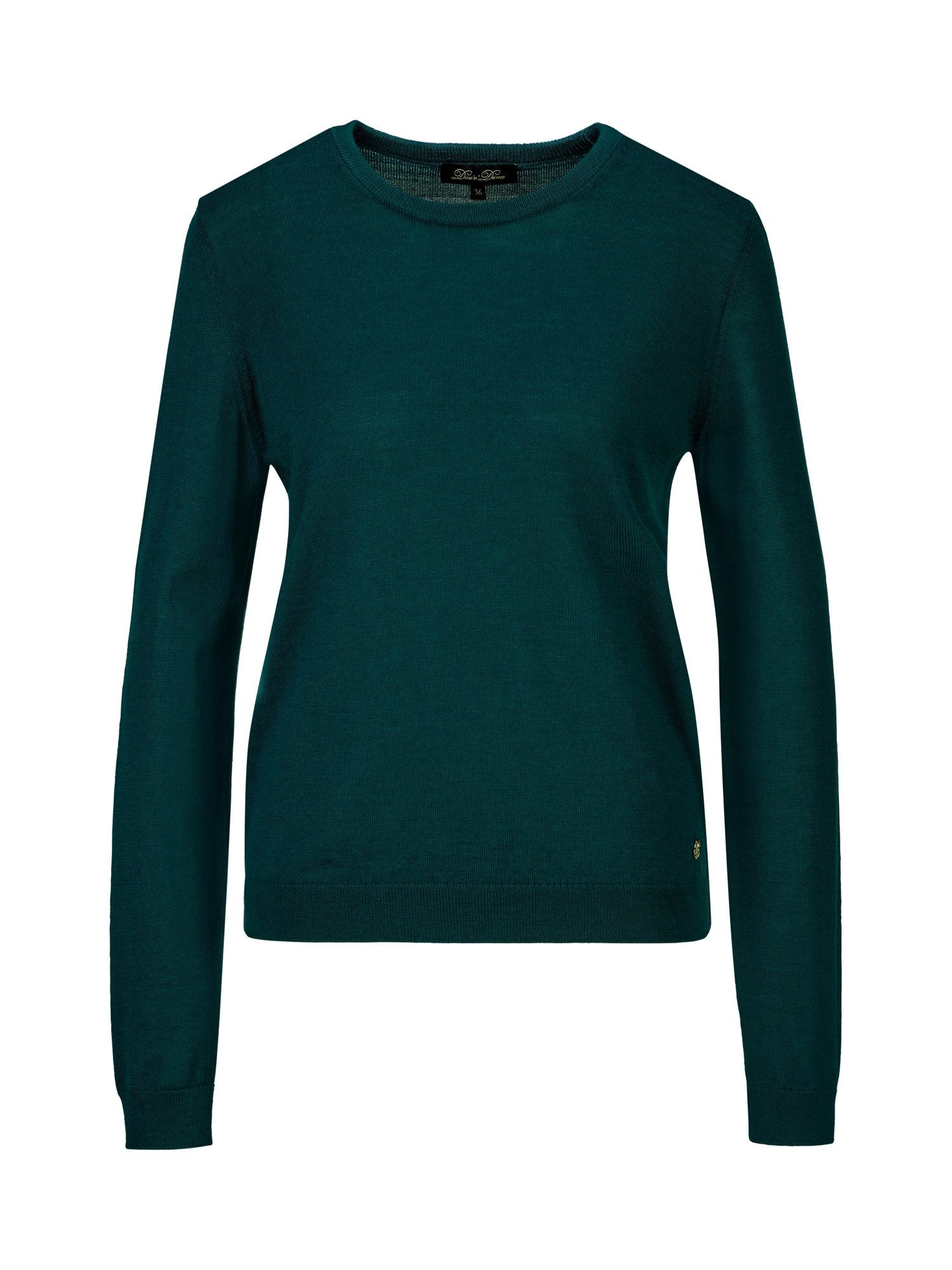Dine ´n´ Dance Strickpullover Cynthia aus 100 % Merinowolle, Rundhals und Langarm