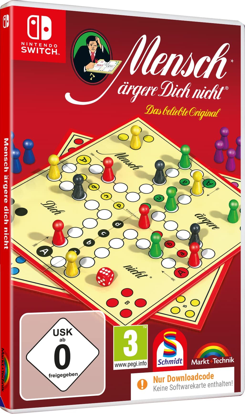 Mensch ärgere dich nicht - Das Original für Switch - Code in a Box (Code in a Box), Nintendo Switch