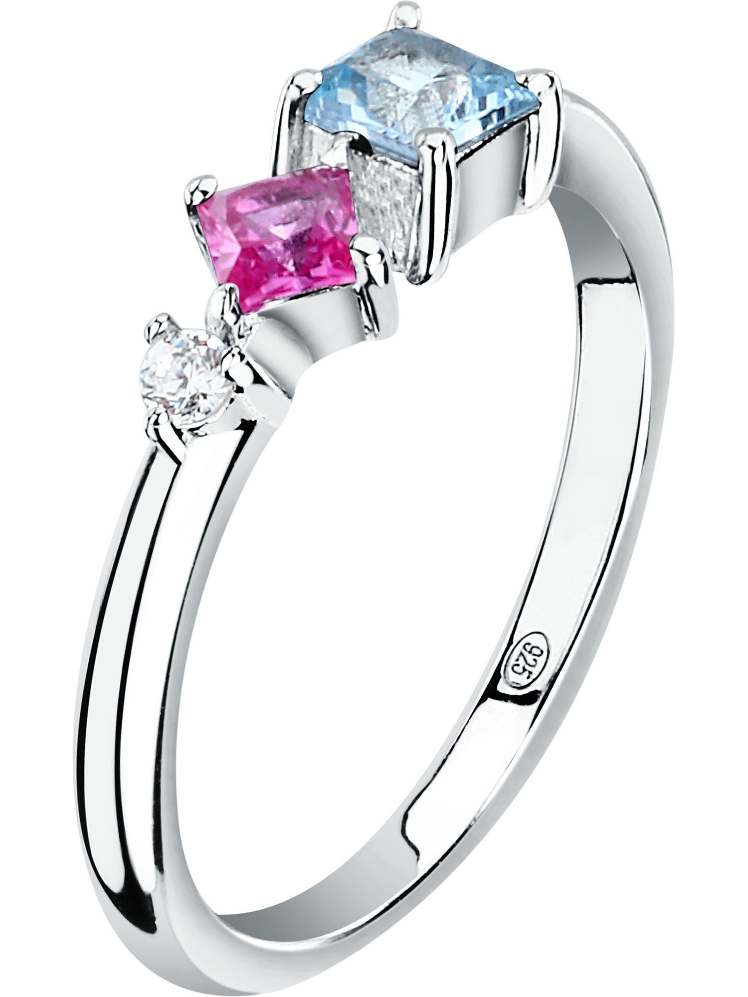 CHRIST Silberring CHRIST Damen-Ring 925er Silber, recycelt Zirkonia, Zirkonia