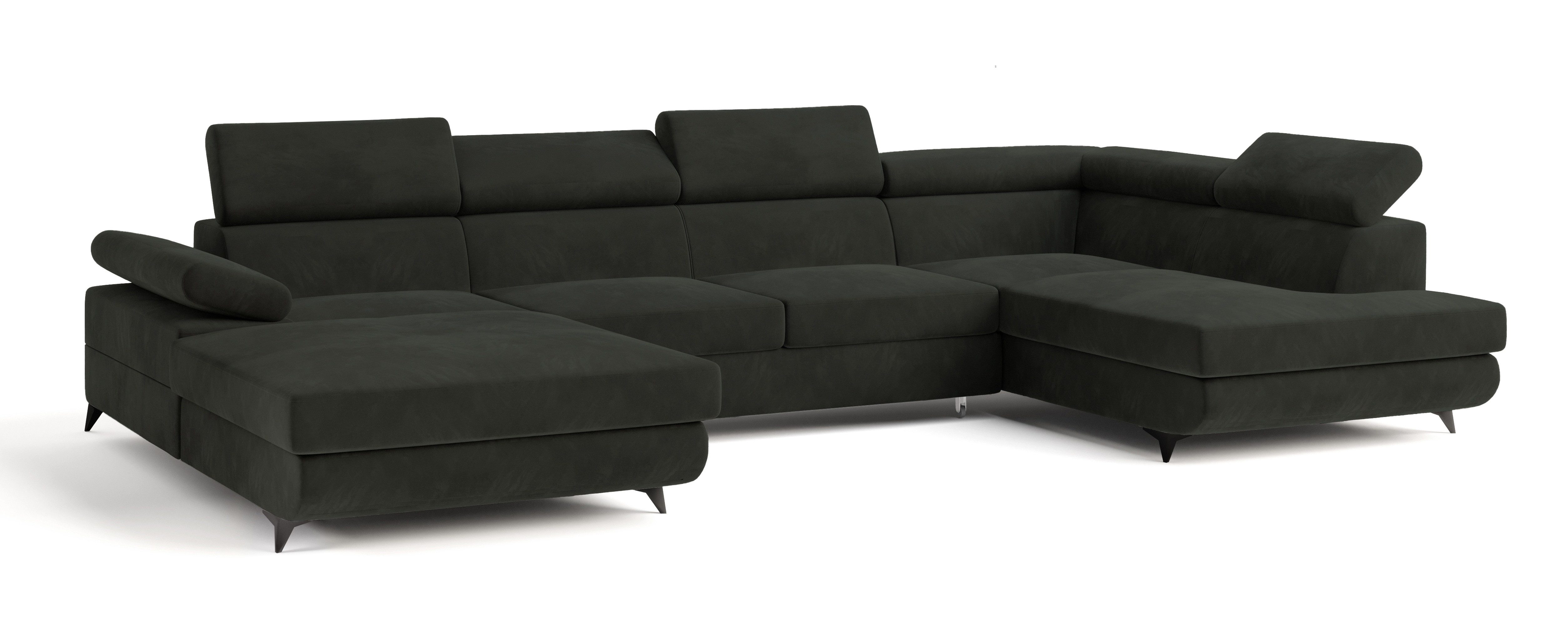 Masseno Ecksofa RUBANO mit Schlaffunktion U-Form, günstig online kaufen