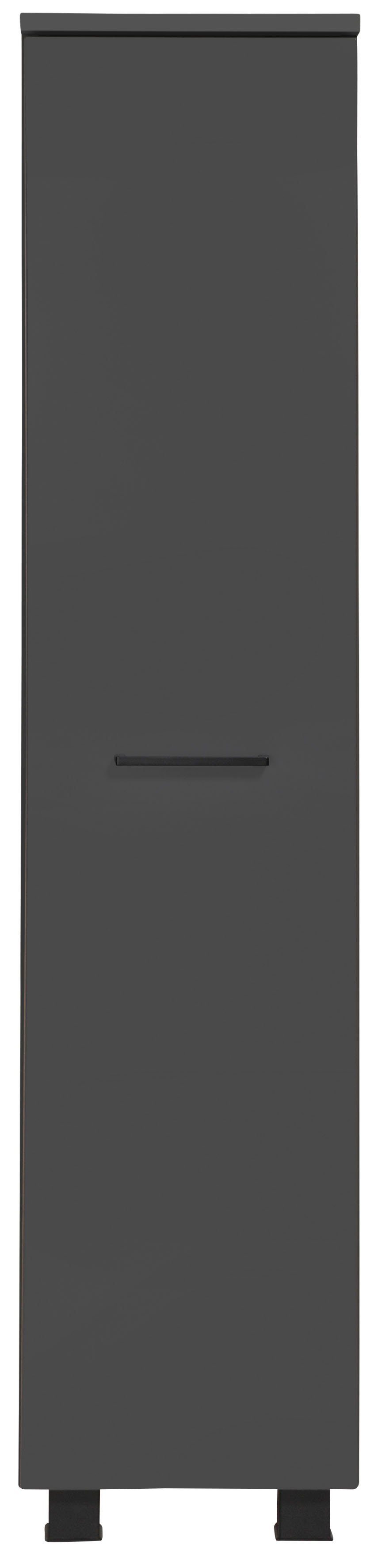 Midischrank Badmöbel, in matt Germany cm, und 30 MÖBEL verschiedene Ausführungen | Farben HELD grau Tür, grafit Trento, Made 1 Breite