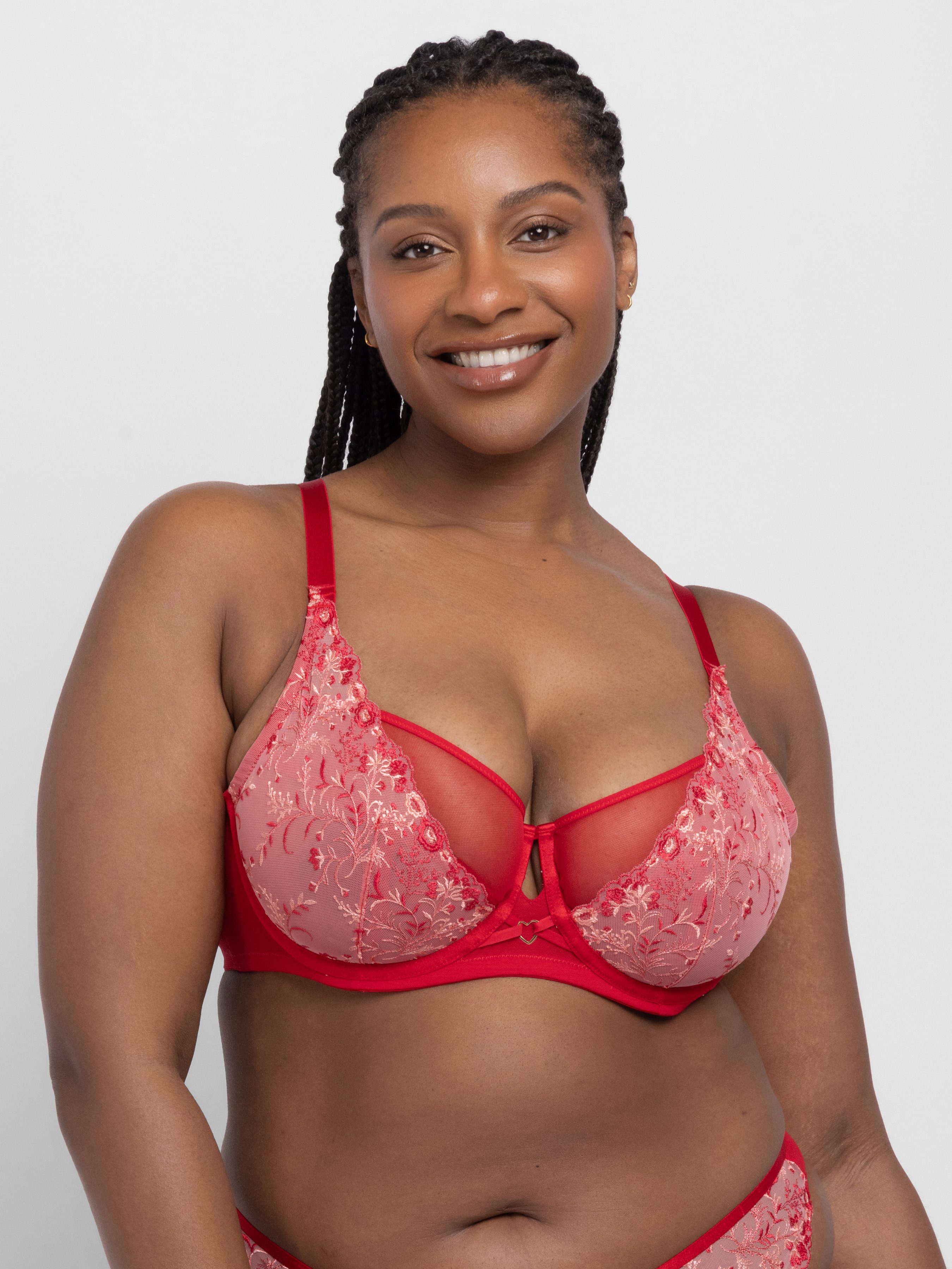 Dorina Bügel-BH Erin (Valentine) mit floraler Spitze
