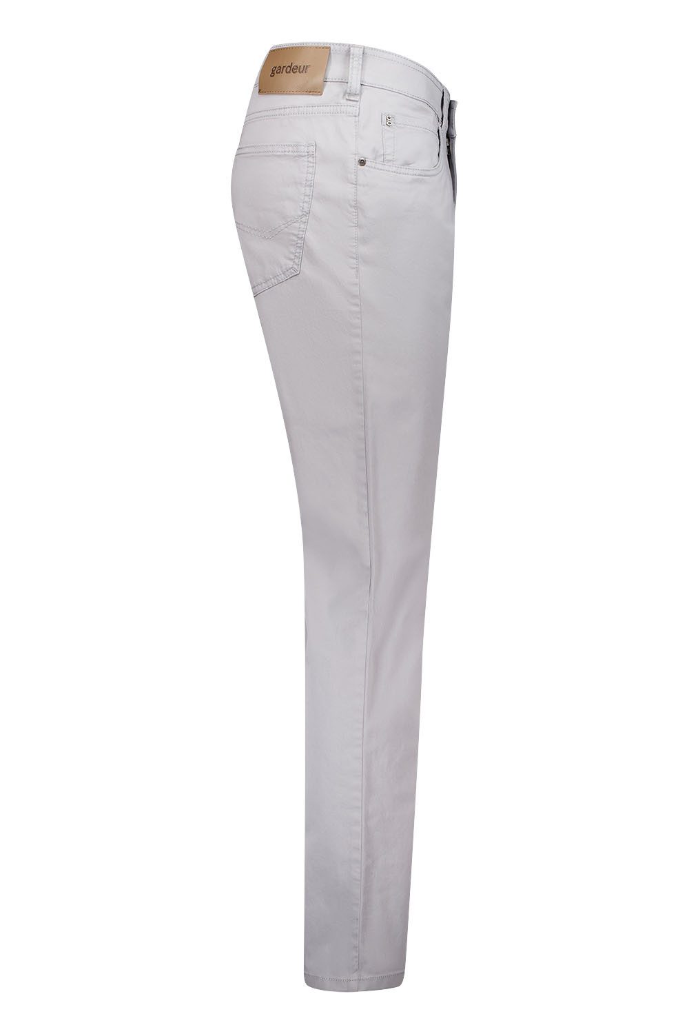 Atelier GARDEUR Straight-Jeans BILL-3-412941-1092 Herren Hose Modern Fit hellgrau Elastischer Baumwollmix mit 50% Bio-Baumwolle