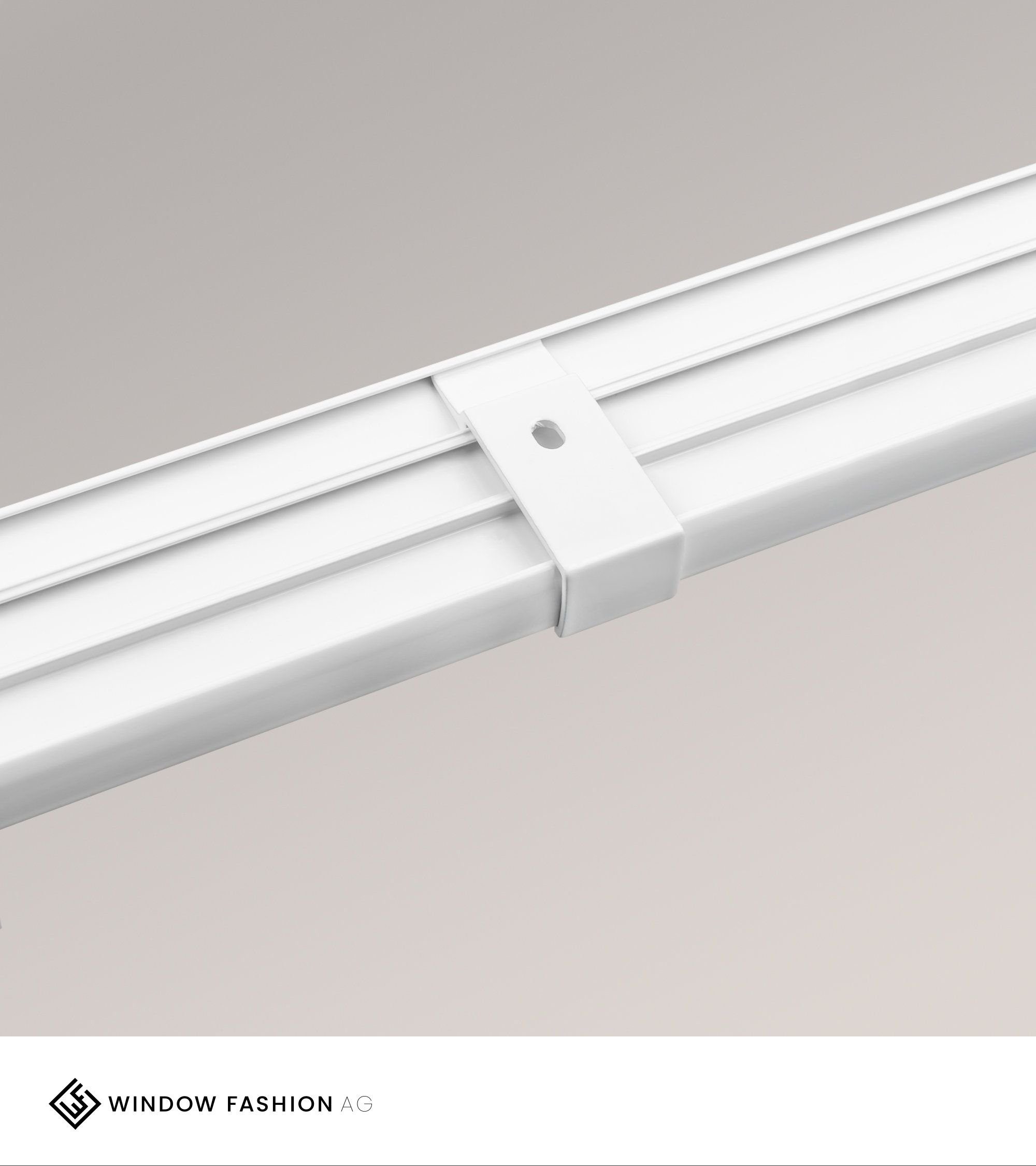 Gardinenbefestigungen Ersatzteile Deckenclip 4-spurig, AG, weiß (1-St), WINDOW 16x20mm FASHION HxB