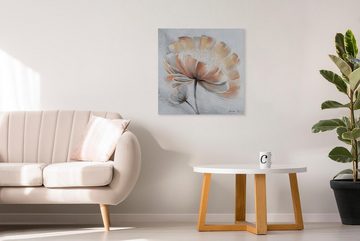 KUNSTLOFT Gemälde Springing of a New Life 80x80 cm, Leinwandbild 100% HANDGEMALT Wandbild Wohnzimmer