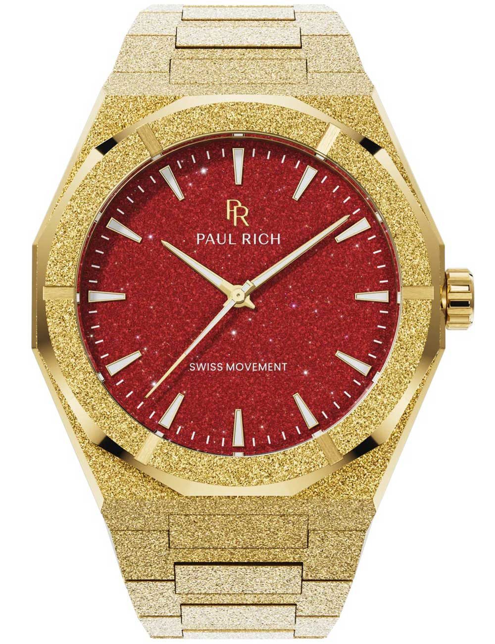 Paul Rich Quarzuhr Paul Rich PR-45259 Herrenuhr Frosted Star Dust II 43mm 5ATM Paul Rich PR-45259 Herrenuhr Frosted Star Dust II 43mm 5ATM
