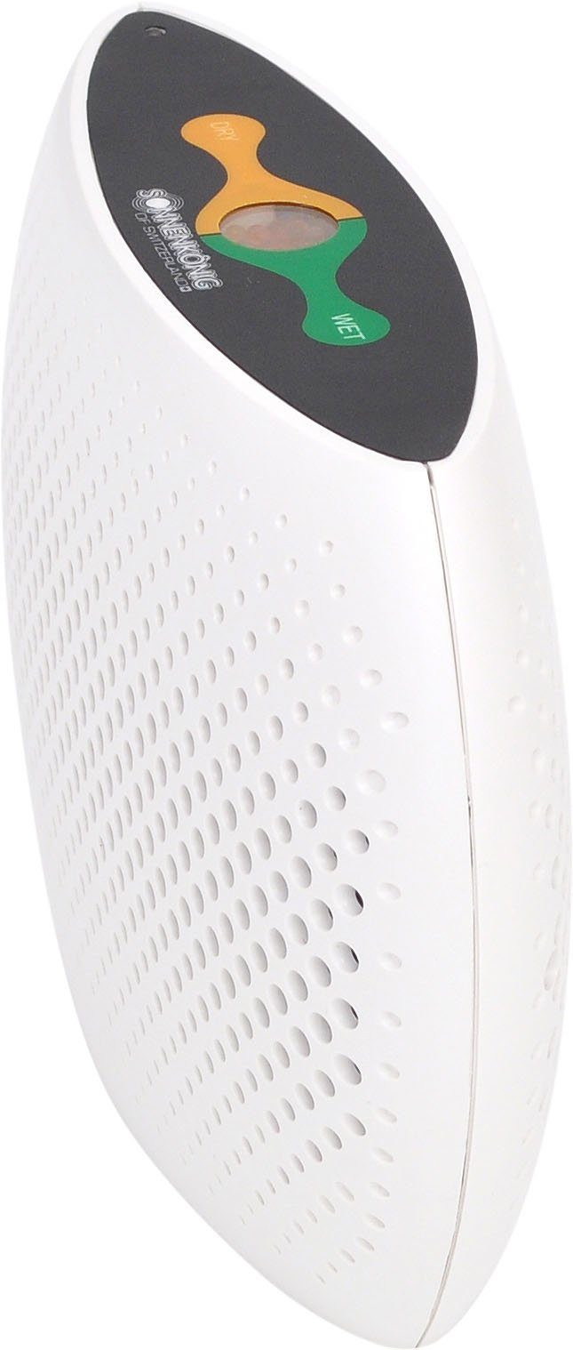 Sonnenkönig Granulat-Luftentfeuchter Silica, Leistung 25W, lautlos, sparsam, Gel Technologie, nicht entflammbares ABS-Plastik, passt in jeden Schrank