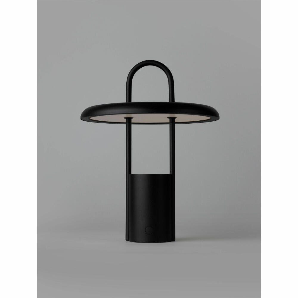 Black, USB-Ladefunktion, LED Pier schwarz integriert, fest Stelton Laterne Schiffslampen-Design LED im