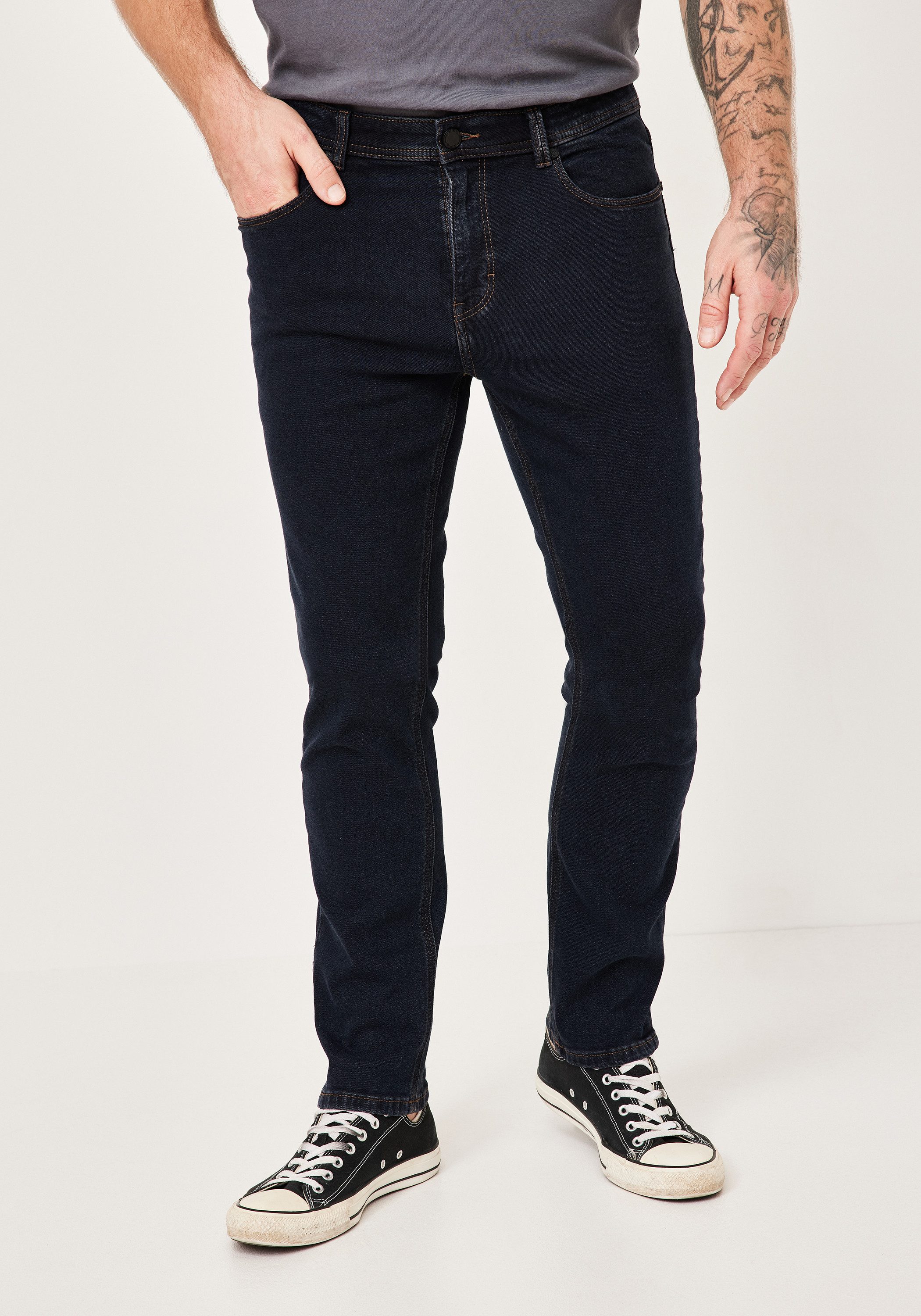 Redpoint Stretch-Jeans "Toronto", gerade Farbe schwarz Größe: 48/34 günstig online kaufen
