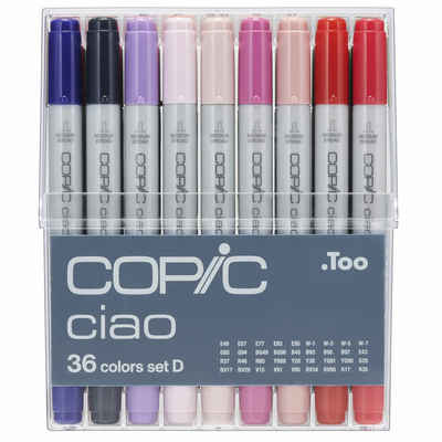 COPIC Marker Ciao 36 Farben Set D., (36-tlg)