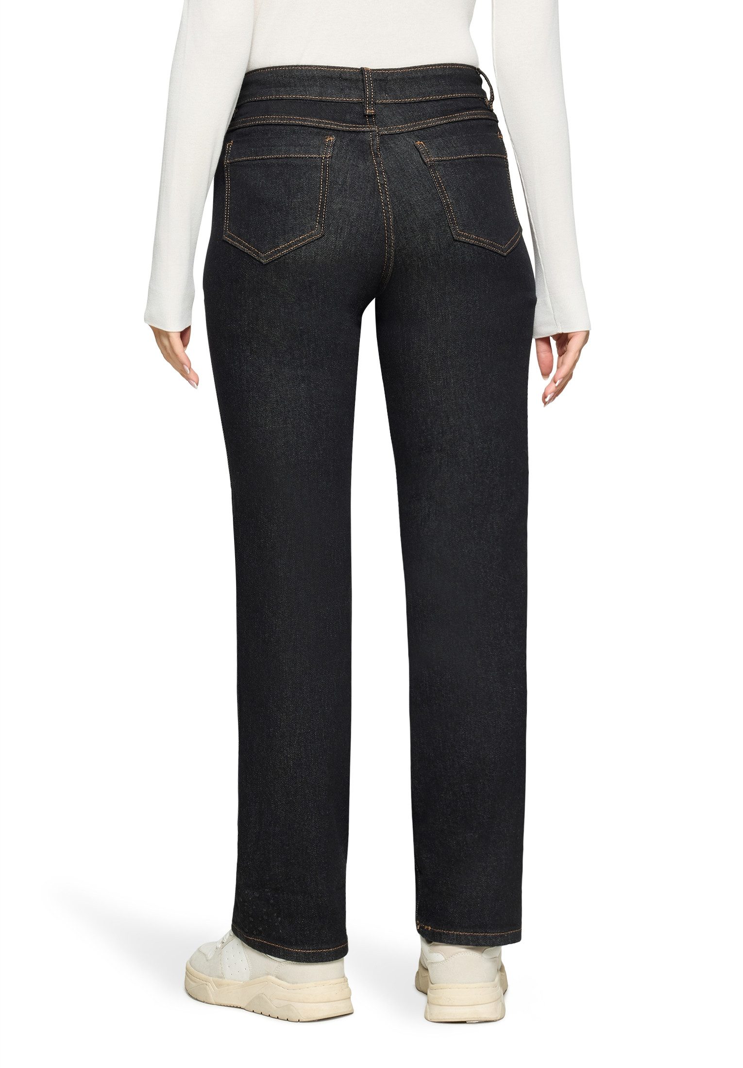 Cartoon Stretch-Jeans Damen mit Strass