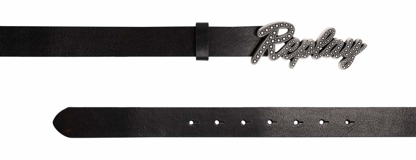 Replay Ledergürtel Belt aus echtem Rindsleder günstig online kaufen